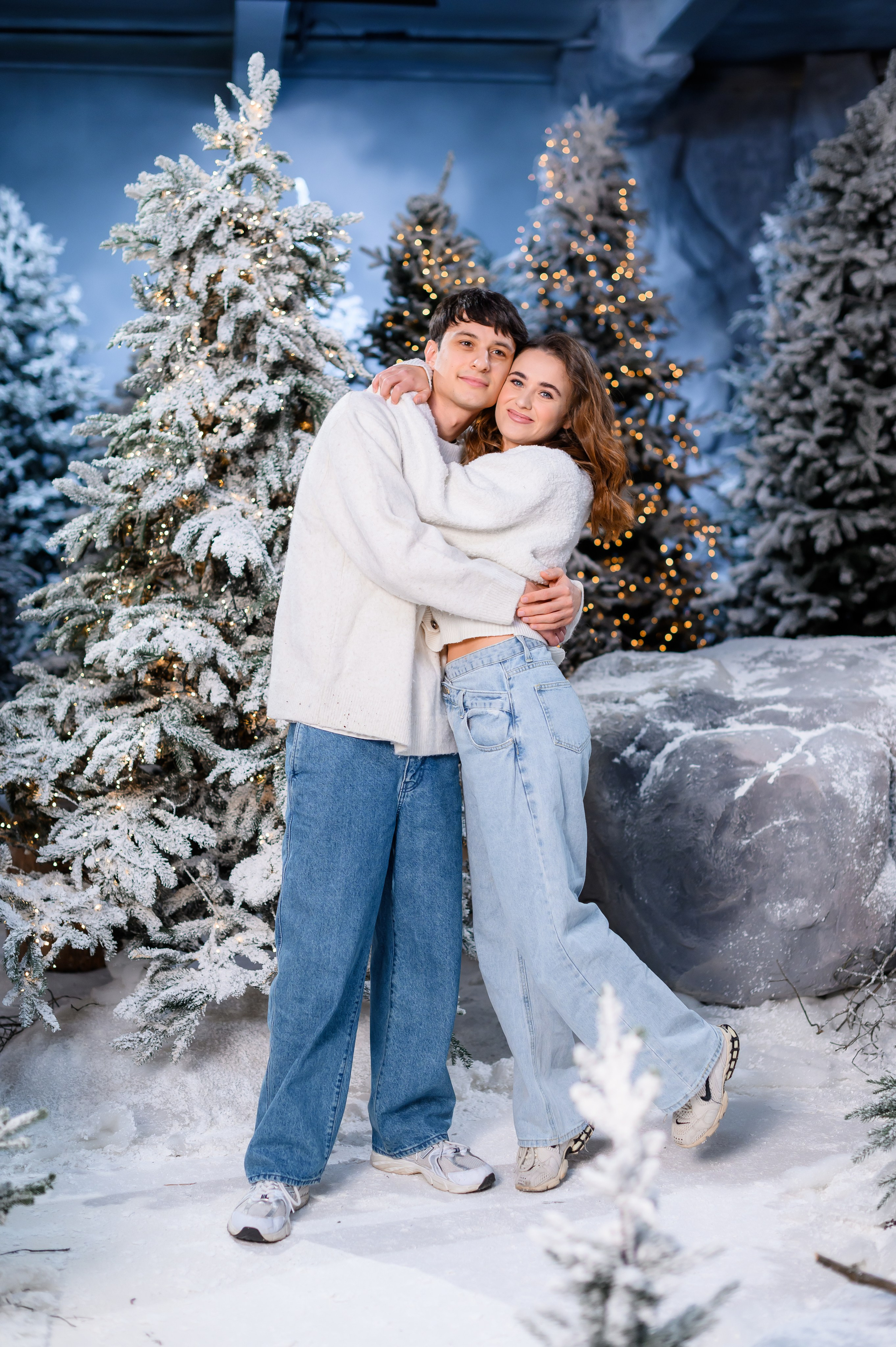 Засніжений ліс. Сімейний та дитячий фотограф в Києві та Ірпені Тетяна Чайка