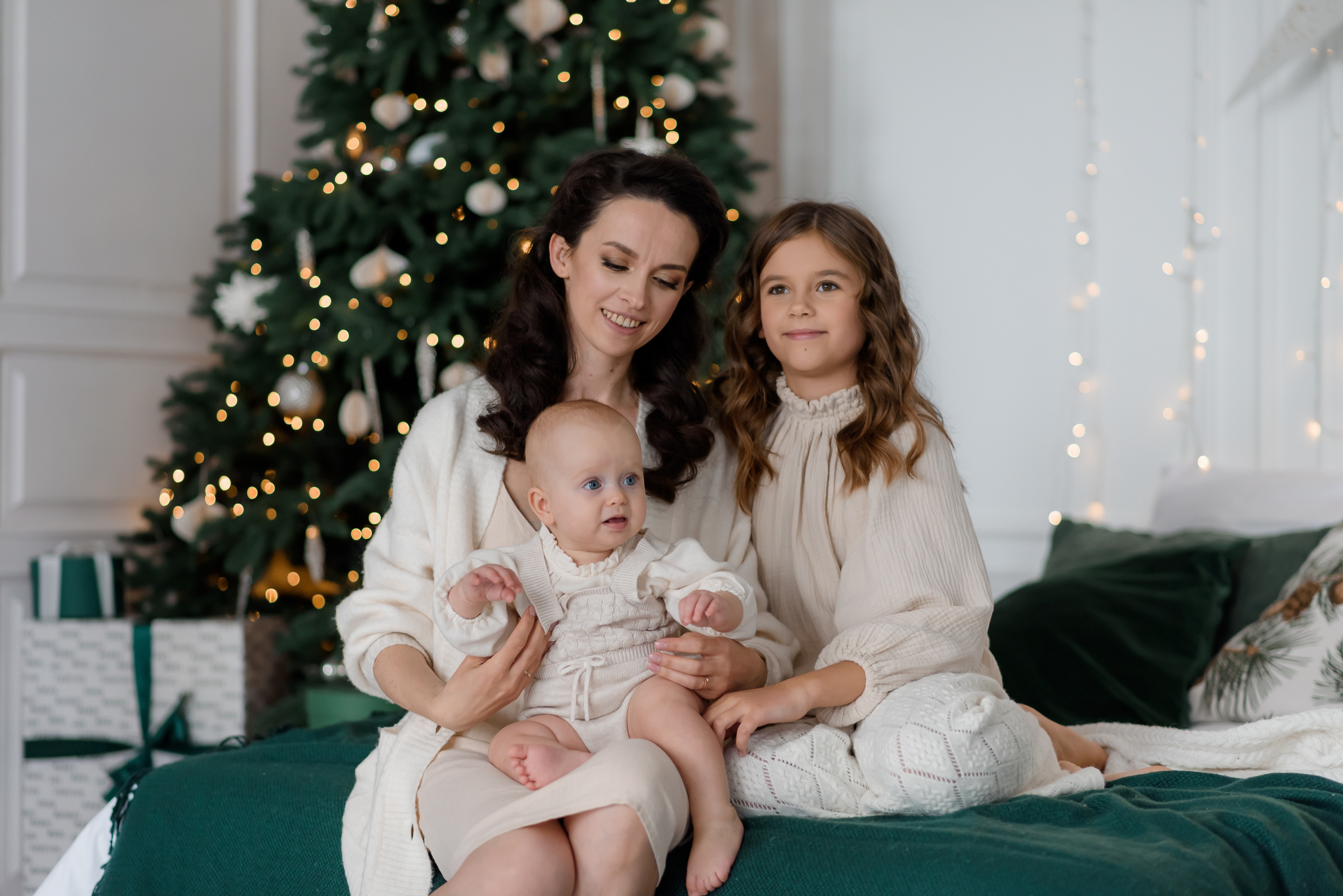 Новорічна сімейна зйомка. МонохромСтудио. Сімейний та дитячий фотограф в Києві та Ірпені Тетяна Чайка