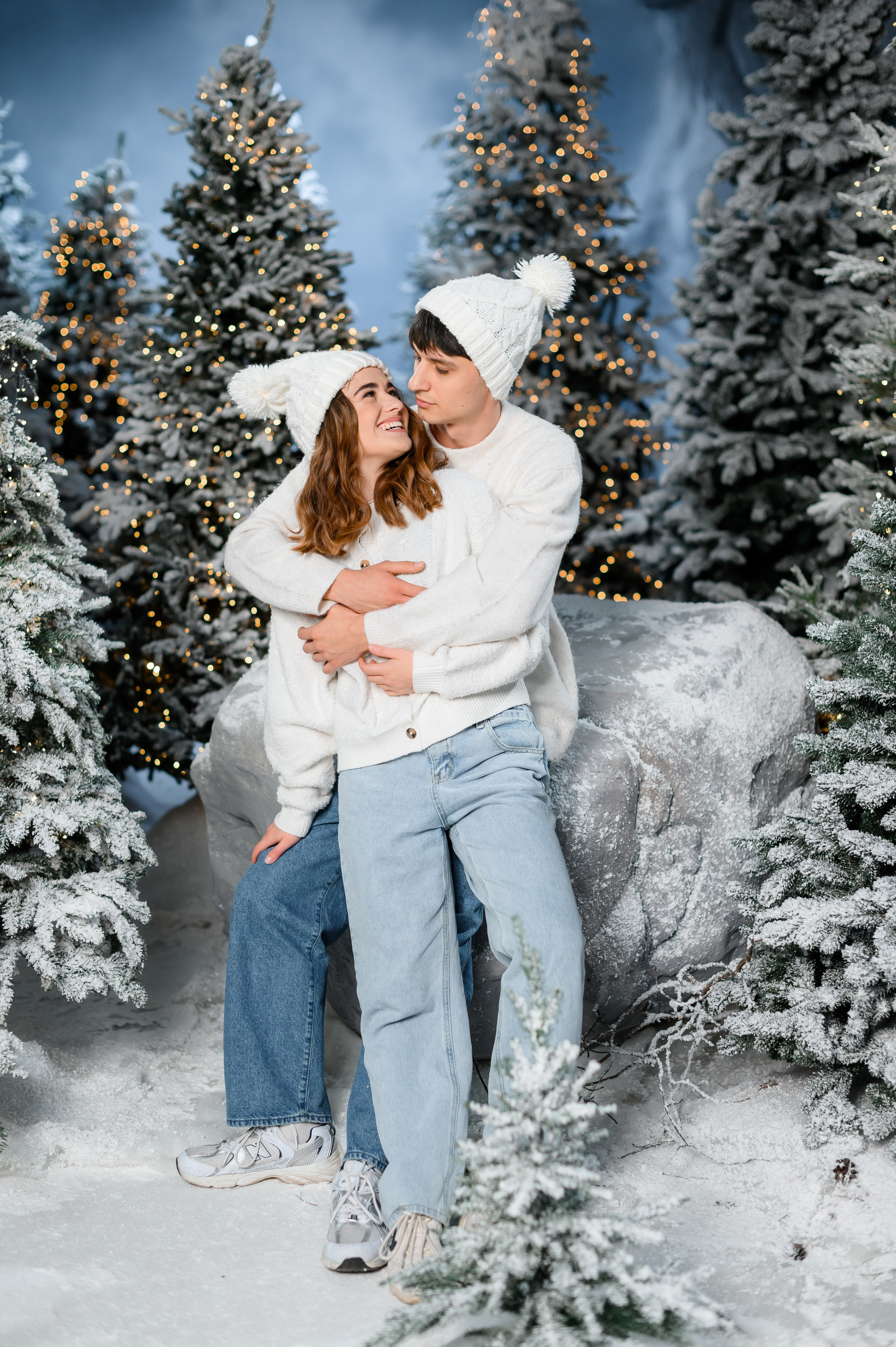 Засніжений ліс. Сімейний та дитячий фотограф в Києві та Ірпені Тетяна Чайка