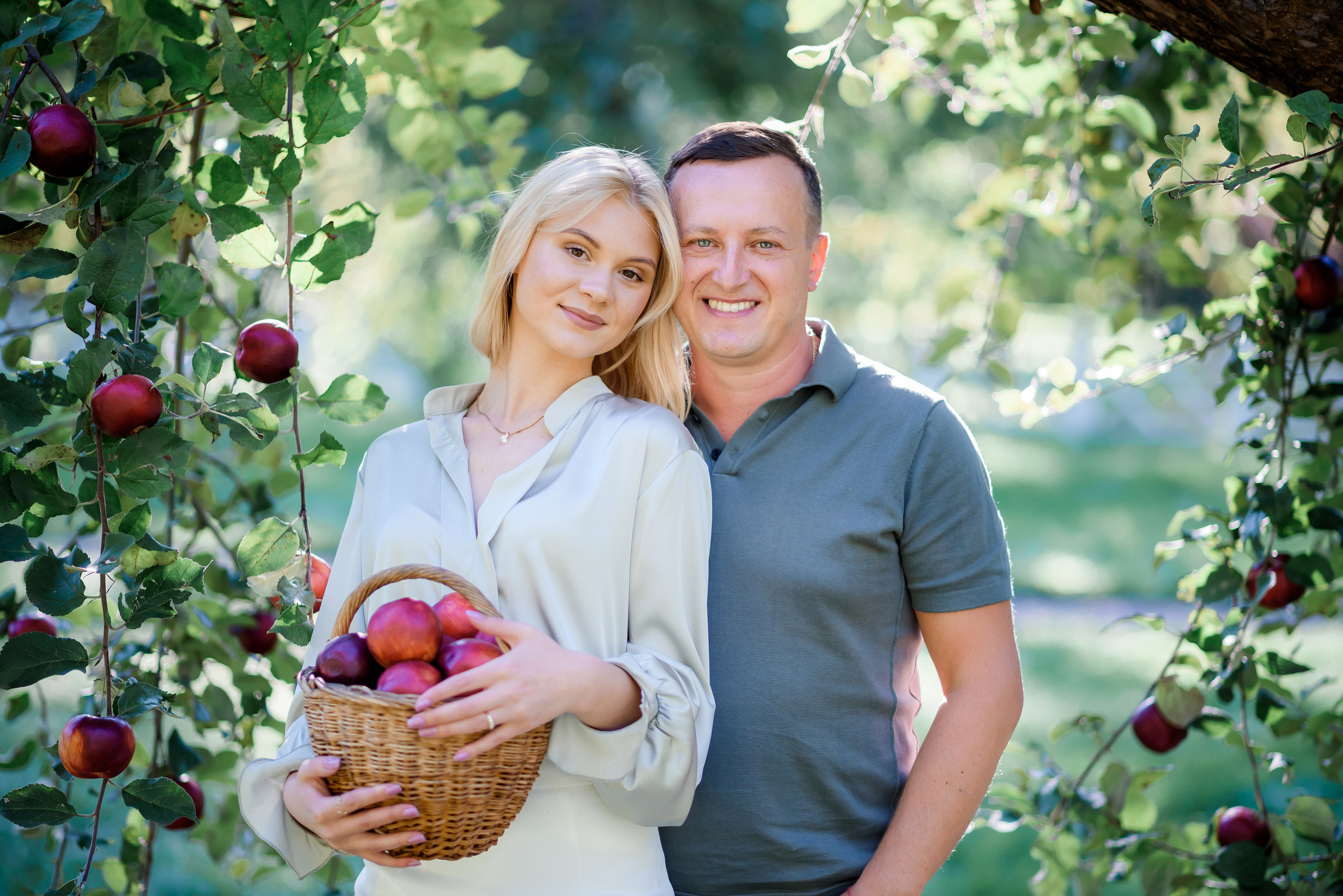 Збір врожаю (з яблоками та кавунами). Сімейний та дитячий фотограф в Києві та Ірпені Тетяна Чайка