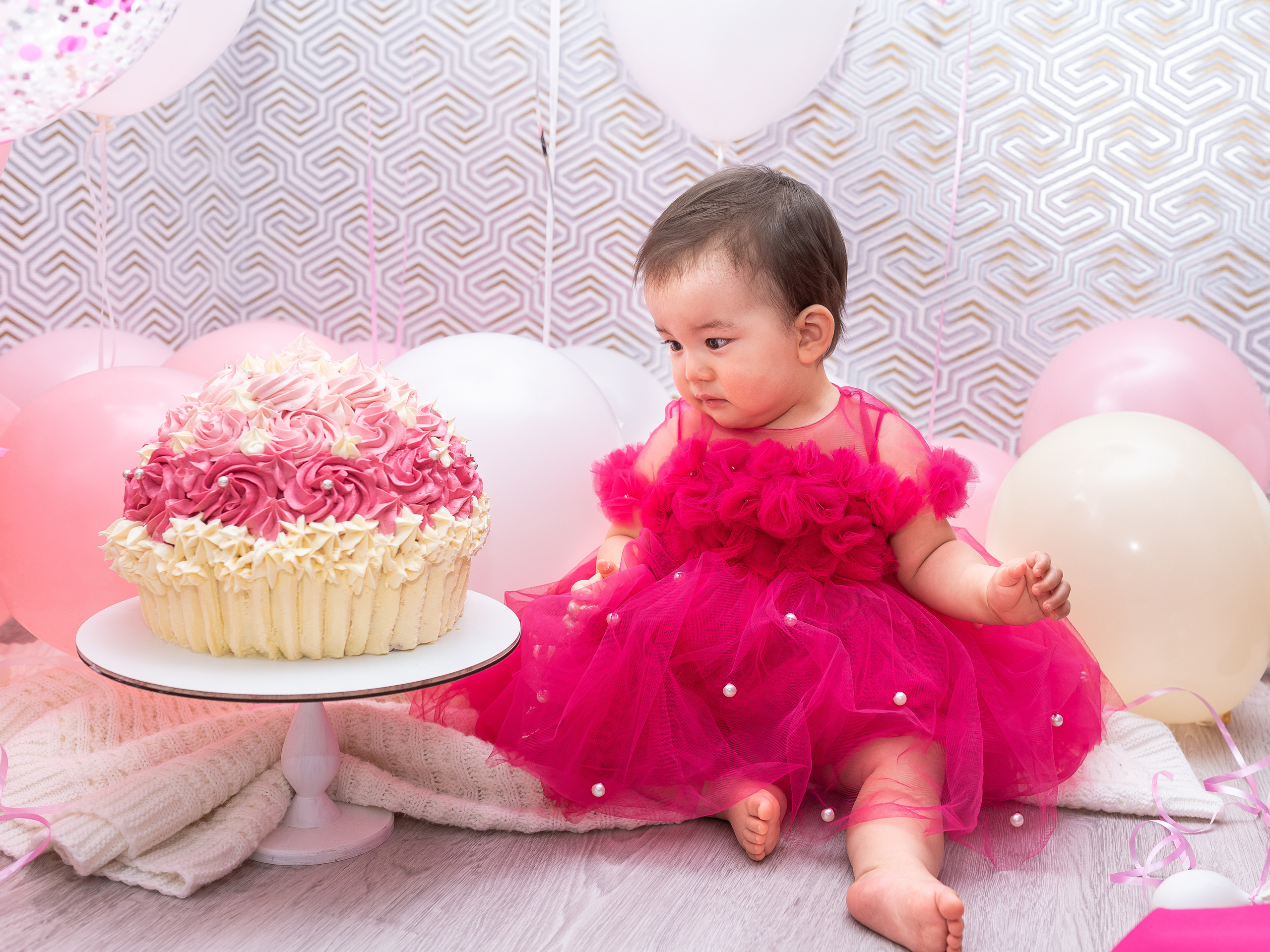 Перший тортик малюка CakeSmash. Сімейний та дитячий фотограф в Києві та Ірпені Тетяна Чайка