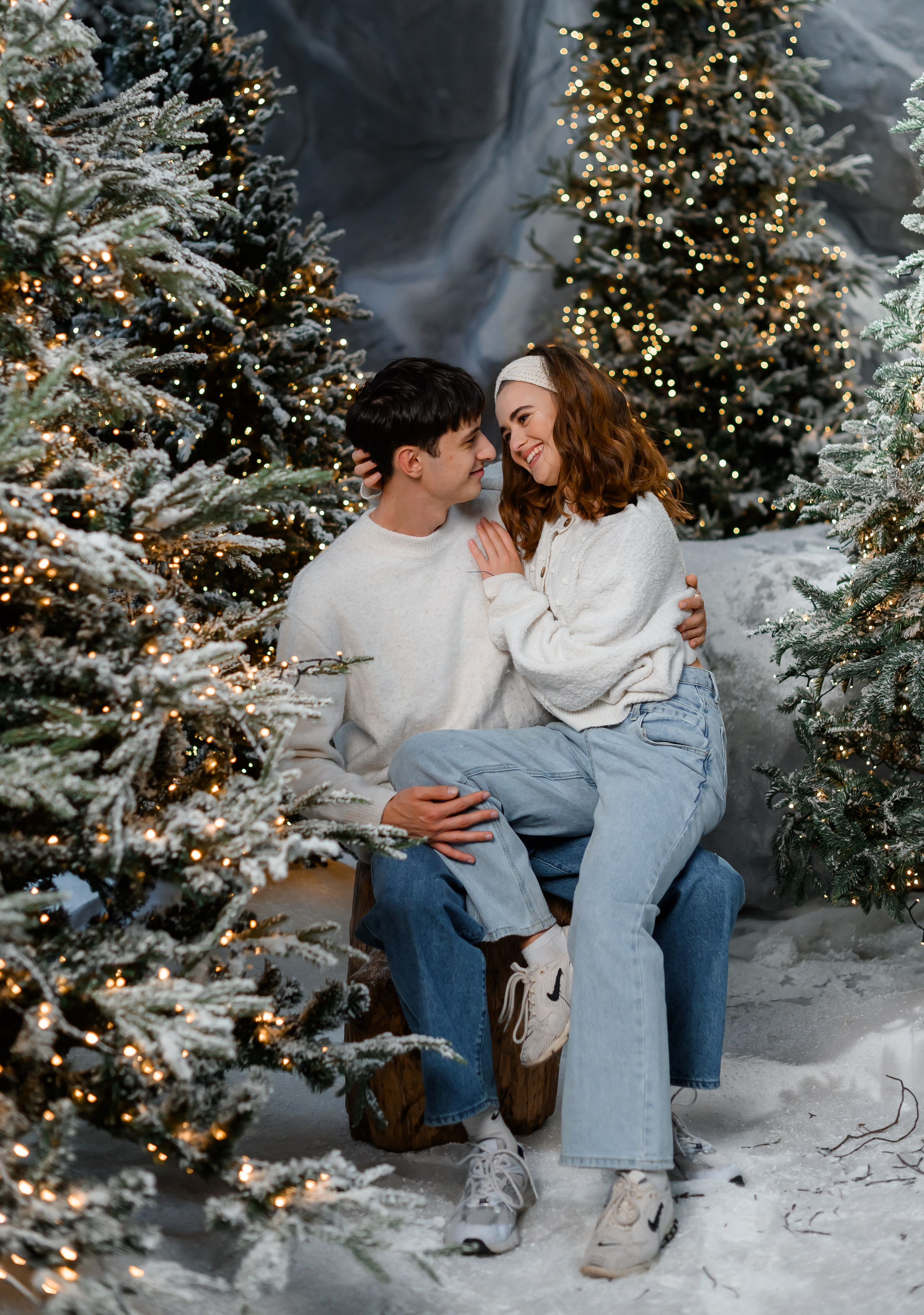 Засніжений ліс. Сімейний та дитячий фотограф в Києві та Ірпені Тетяна Чайка