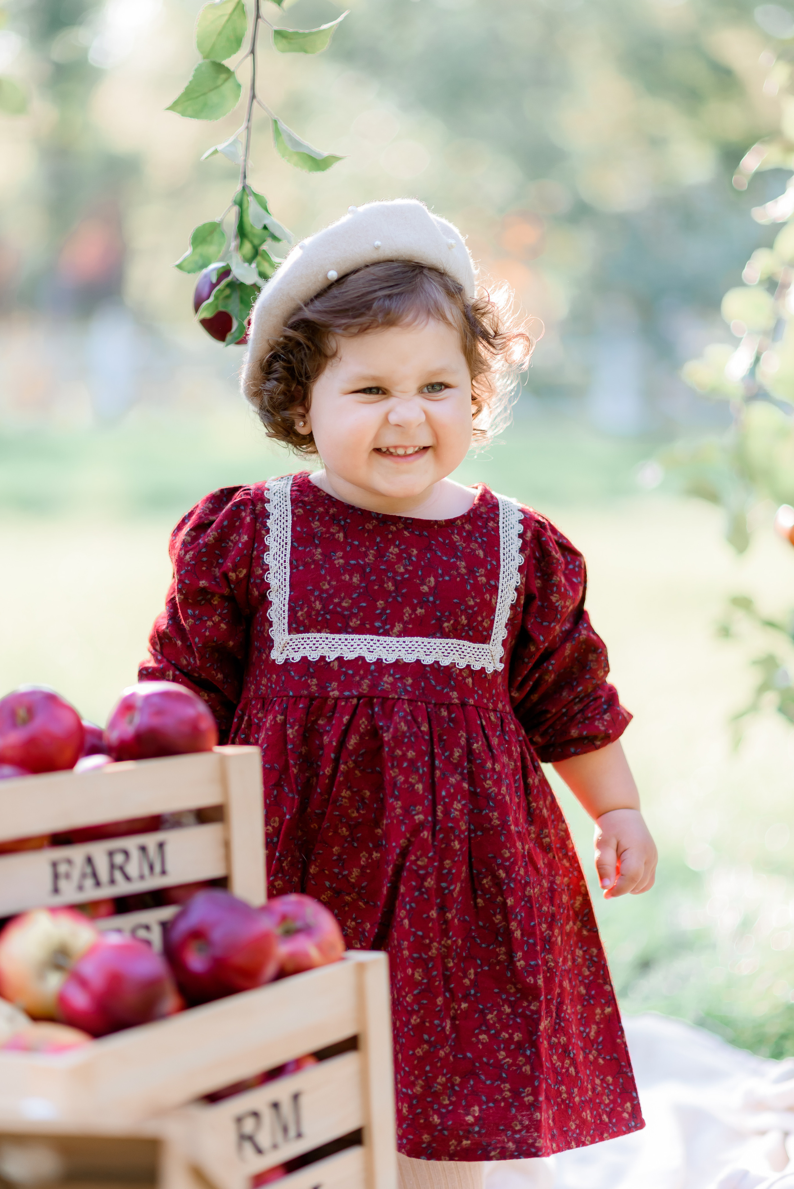 Збір врожаю (з яблоками та кавунами). Сімейний та дитячий фотограф в Києві та Ірпені Тетяна Чайка