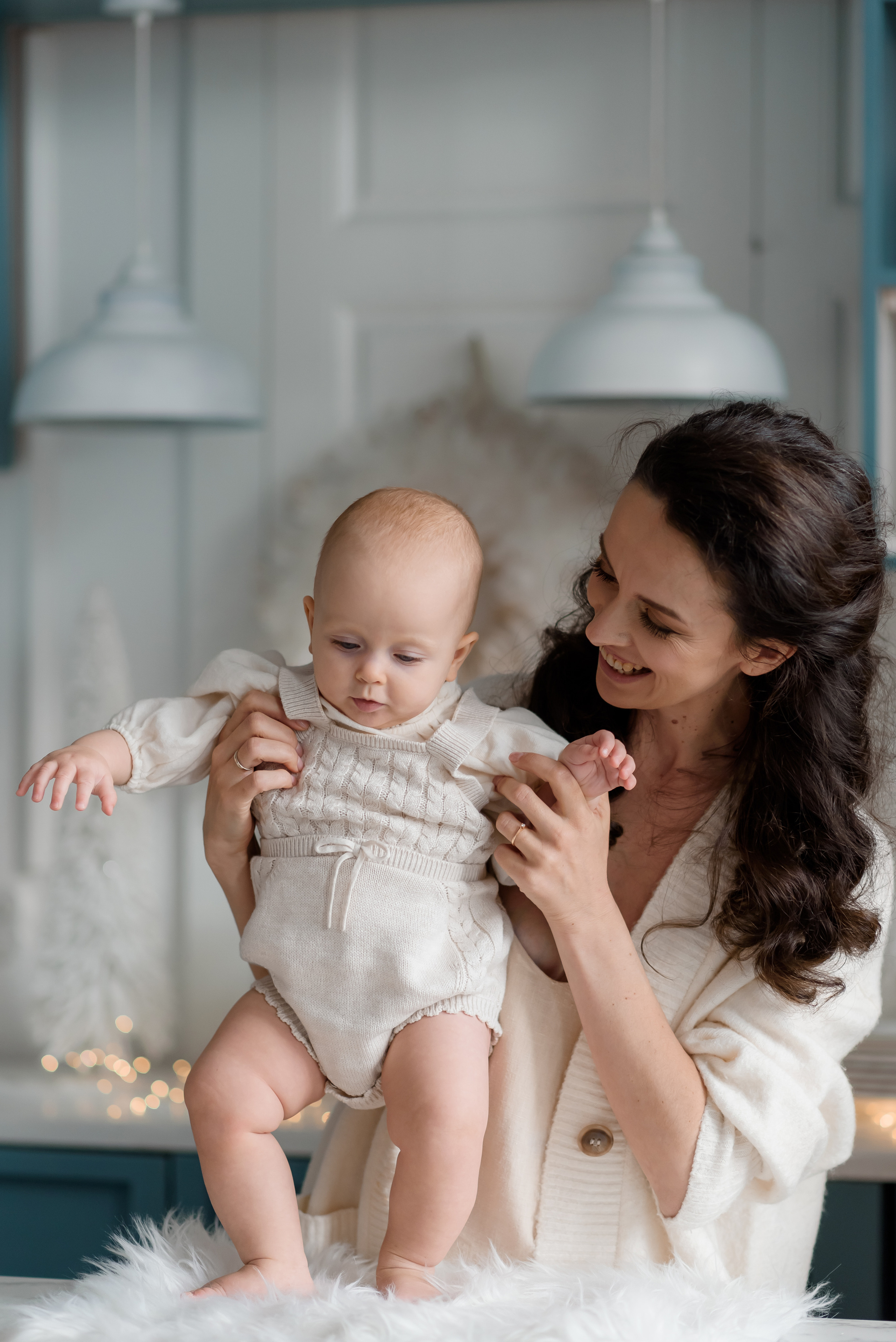 Новорічна сімейна зйомка. МонохромСтудио. Сімейний та дитячий фотограф в Києві та Ірпені Тетяна Чайка