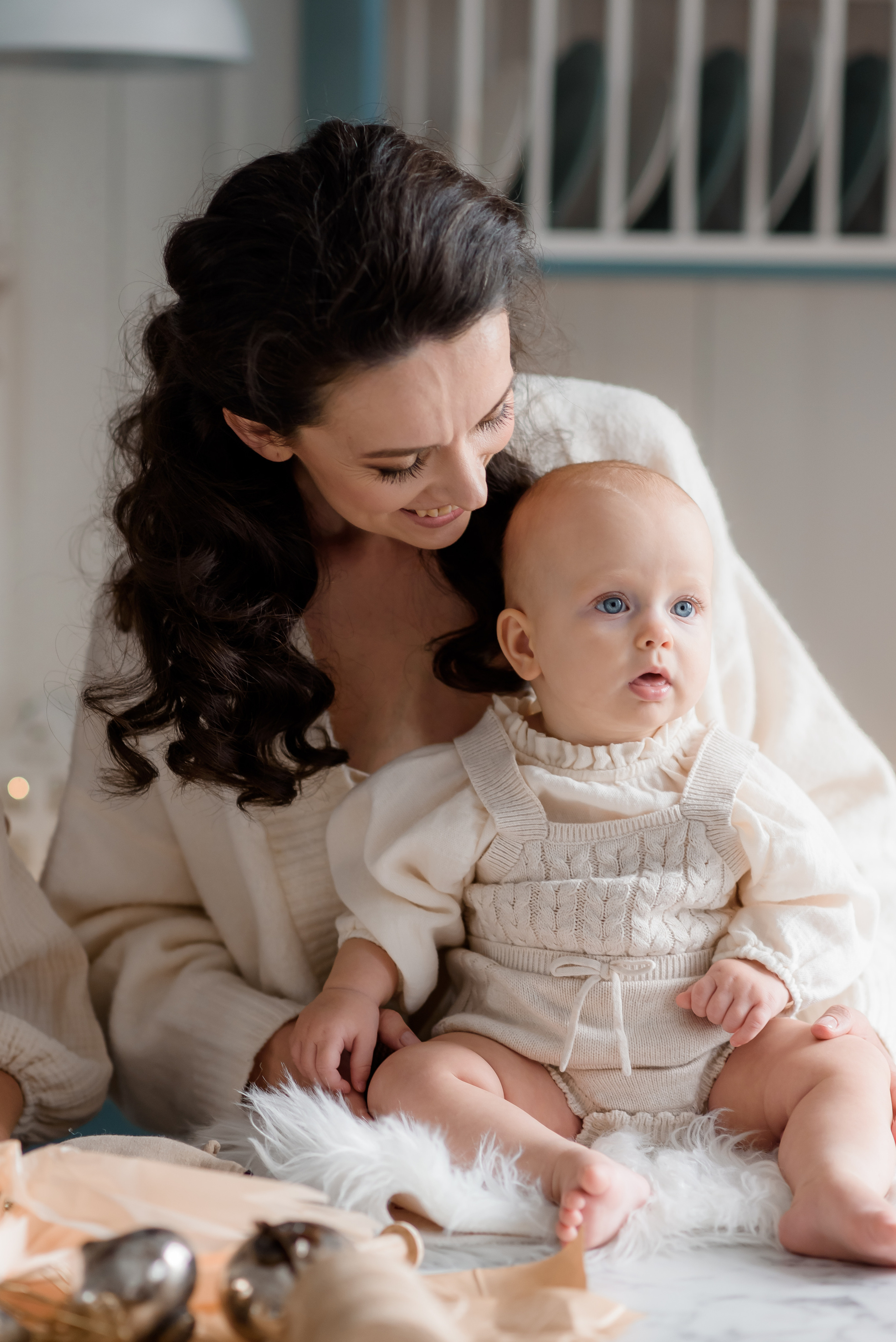 Новорічна сімейна зйомка. МонохромСтудио. Сімейний та дитячий фотограф в Києві та Ірпені Тетяна Чайка