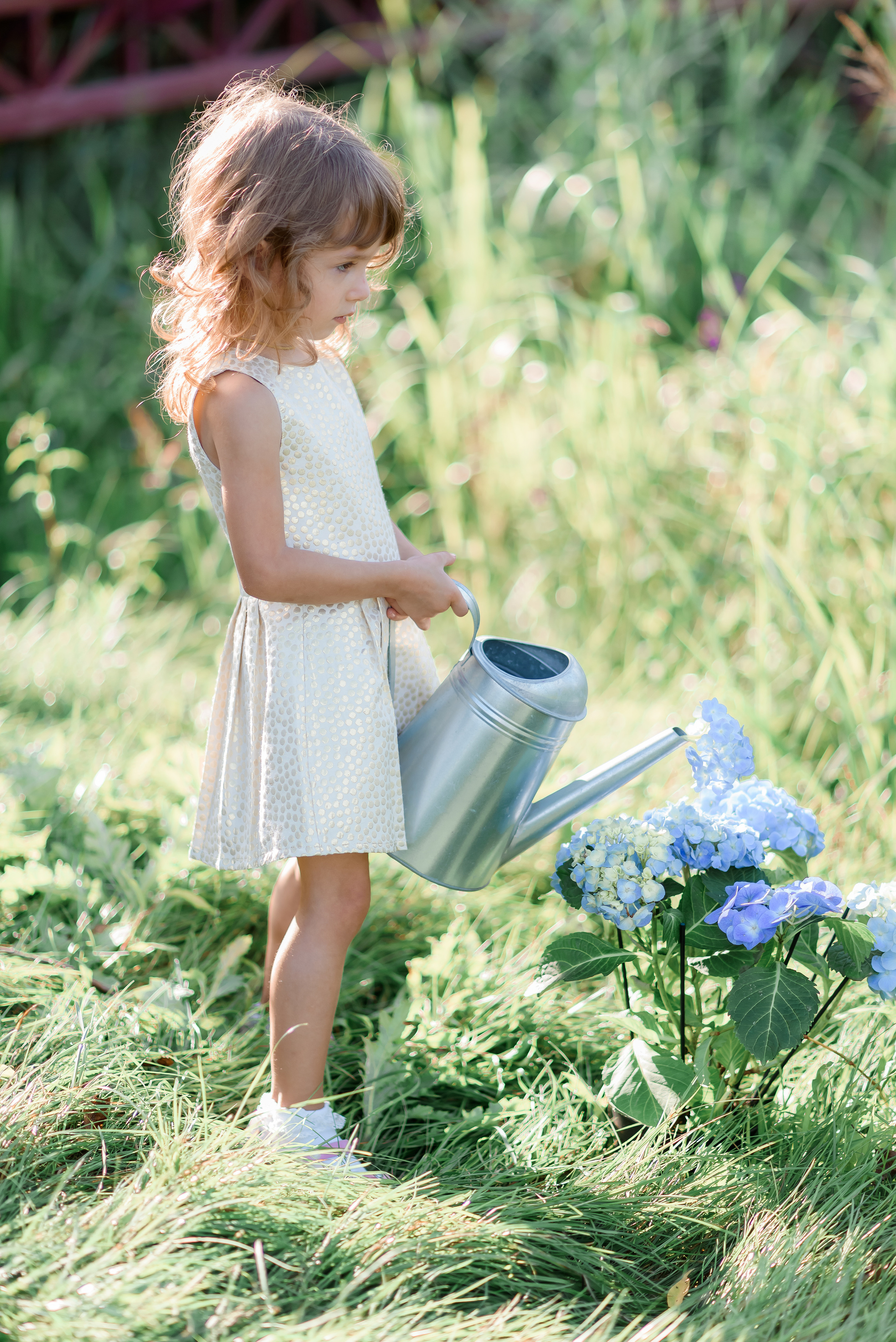 Човен з гортензіями. Сімейний та дитячий фотограф в Києві та Ірпені Тетяна Чайка