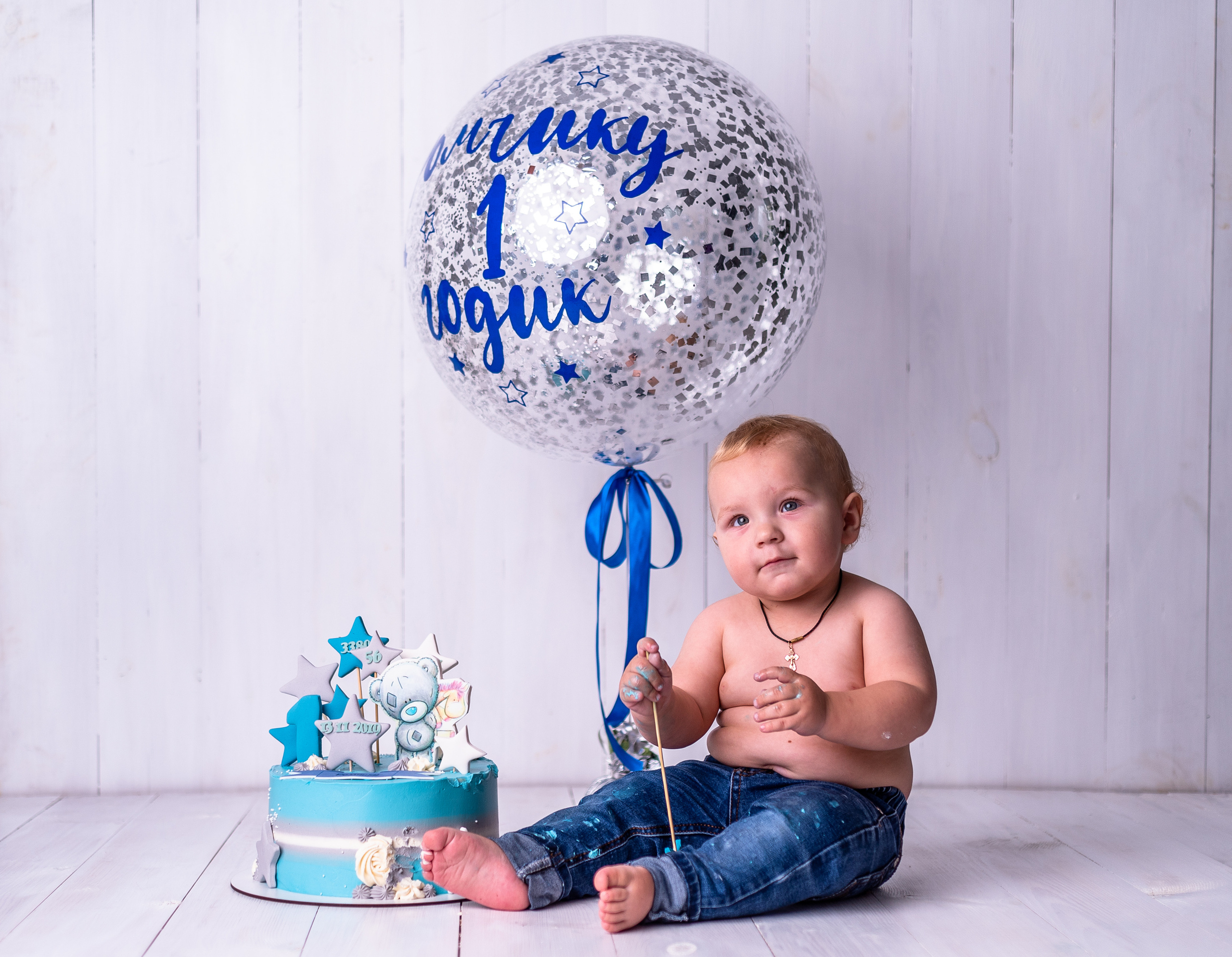 Перший тортик малюка CakeSmash. Сімейний та дитячий фотограф в Києві та Ірпені Тетяна Чайка