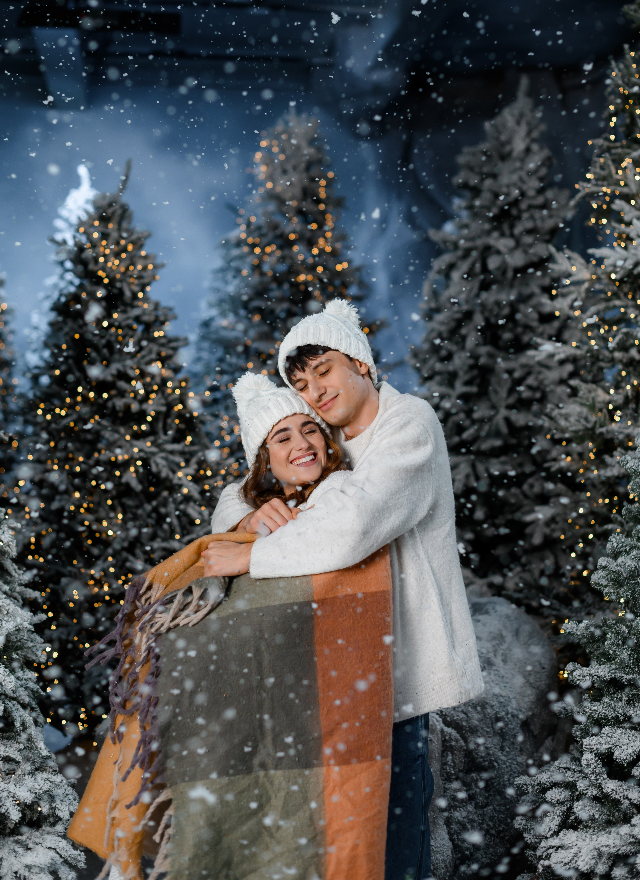 Засніжений ліс. Сімейний та дитячий фотограф в Києві та Ірпені Тетяна Чайка