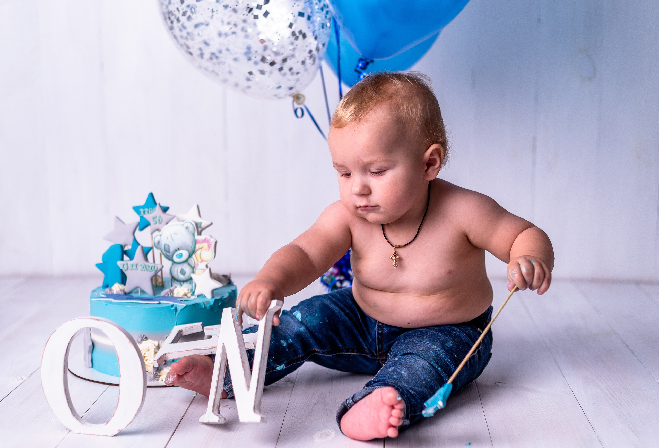 Перший тортик малюка CakeSmash. Сімейний та дитячий фотограф в Києві та Ірпені Тетяна Чайка