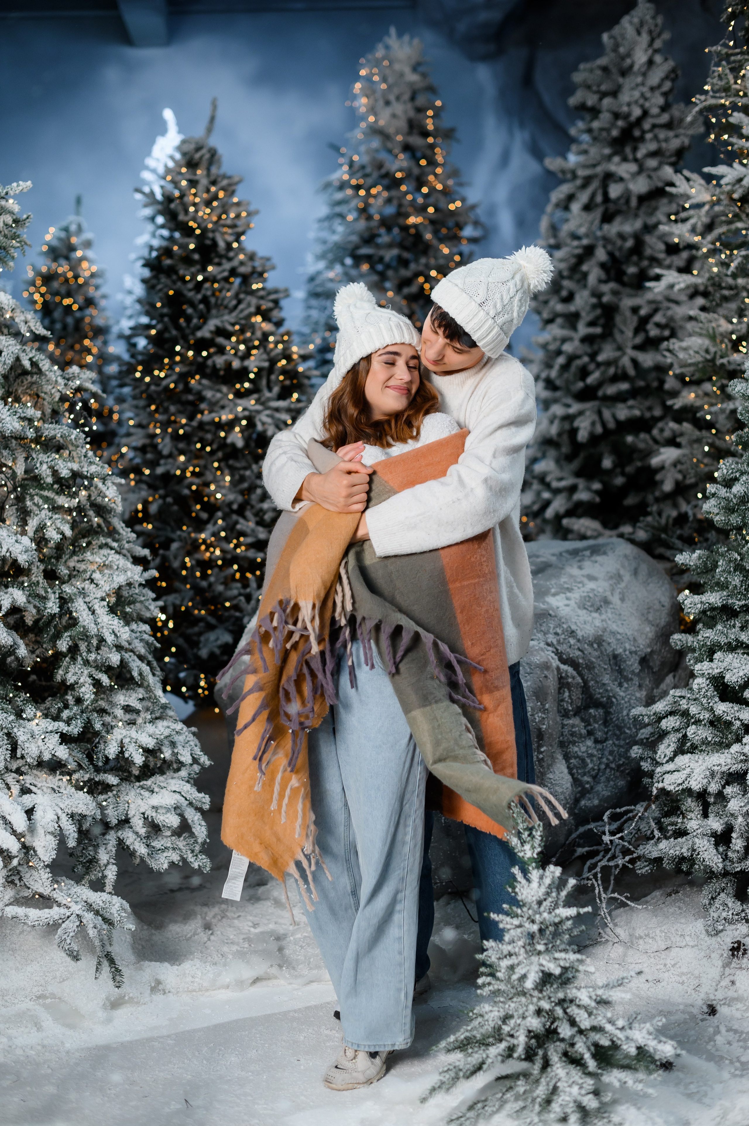 Засніжений ліс. Сімейний та дитячий фотограф в Києві та Ірпені Тетяна Чайка