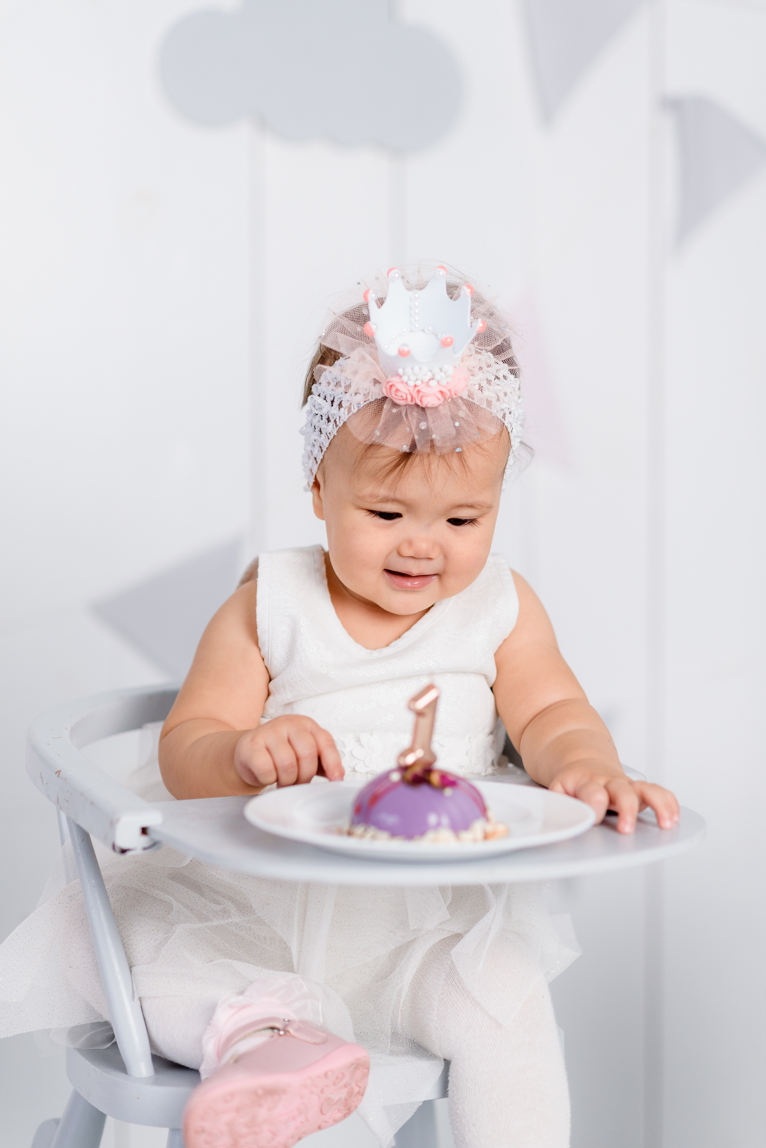 Перший тортик малюка CakeSmash. Сімейний та дитячий фотограф в Києві та Ірпені Тетяна Чайка