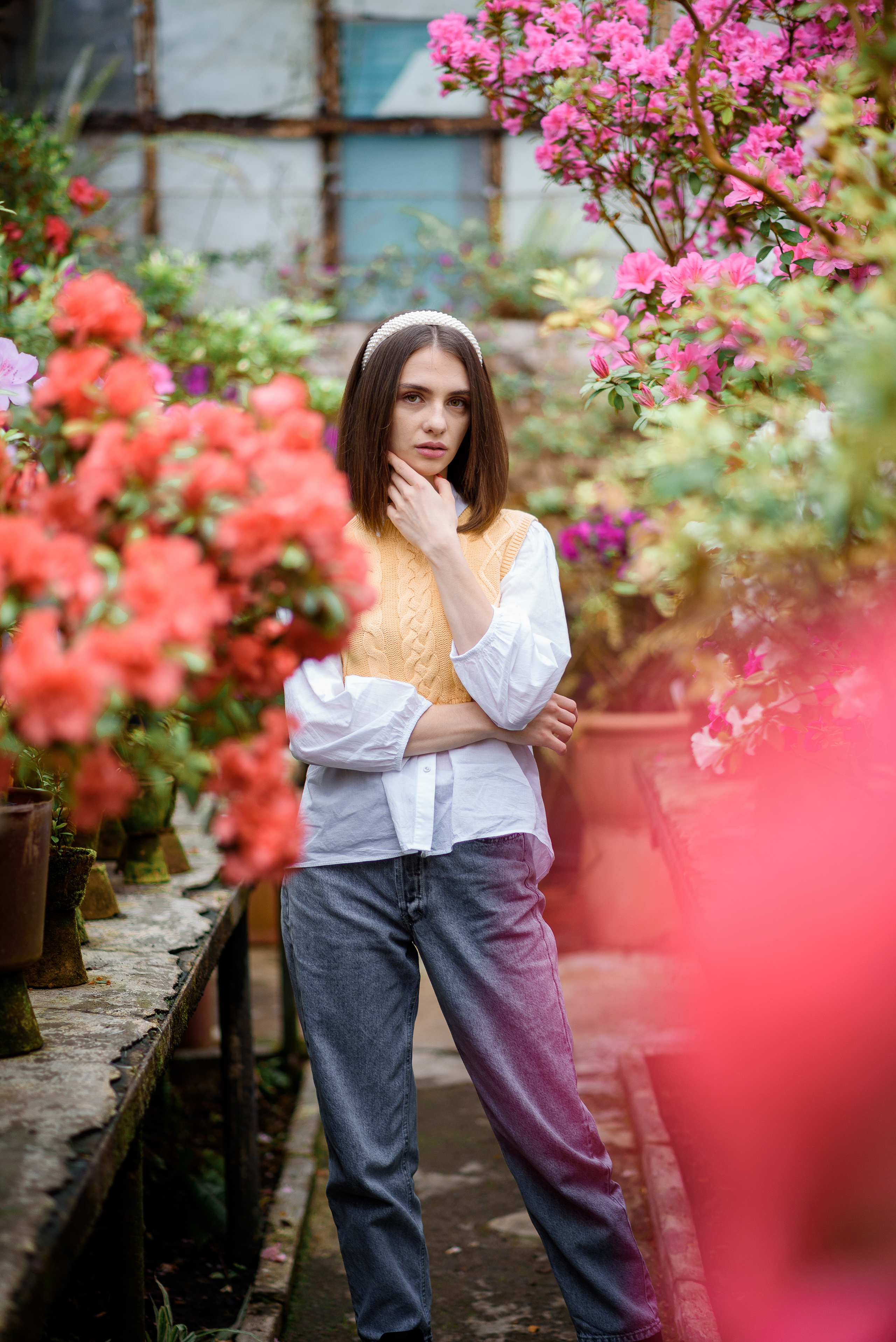 Богдана в азаліях. Сімейний та дитячий фотограф в Києві та Ірпені Тетяна Чайка