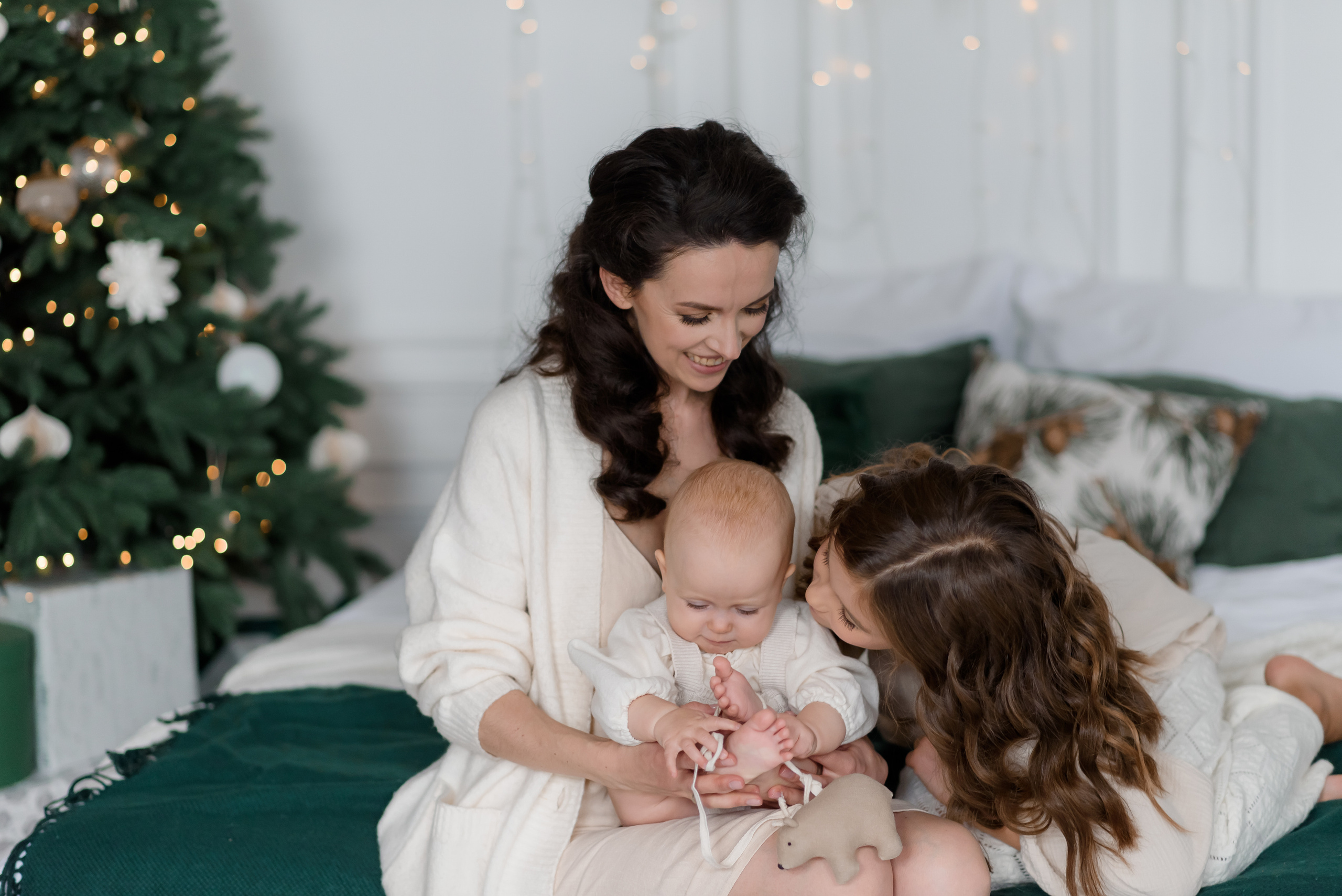 Новорічна сімейна зйомка. МонохромСтудио. Сімейний та дитячий фотограф в Києві та Ірпені Тетяна Чайка