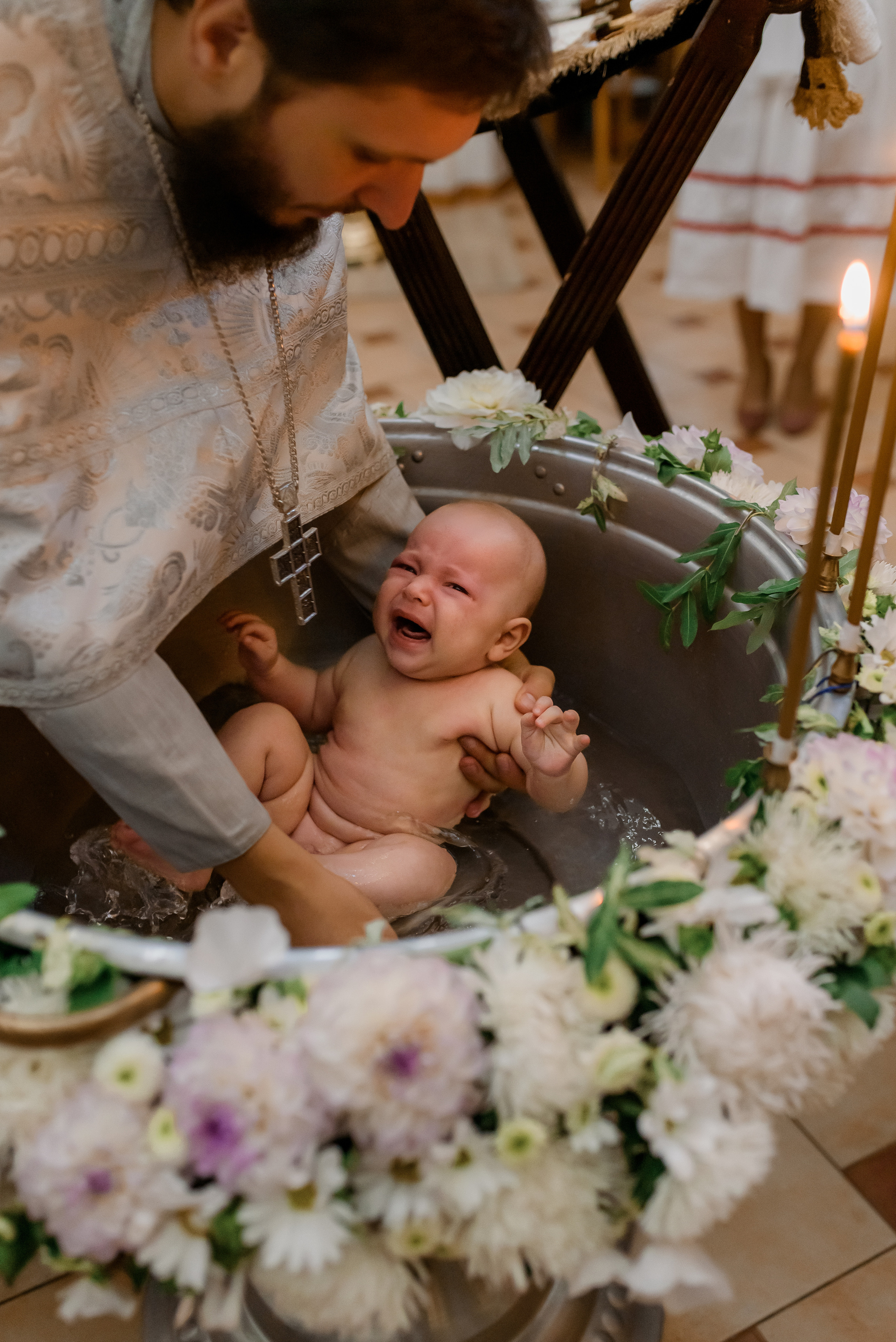 Хрещення Ельдара. Ірпінь. Храм священномученика Володимира (ЦП). Сімейний та дитячий фотограф в Києві та Ірпені Тетяна Чайка