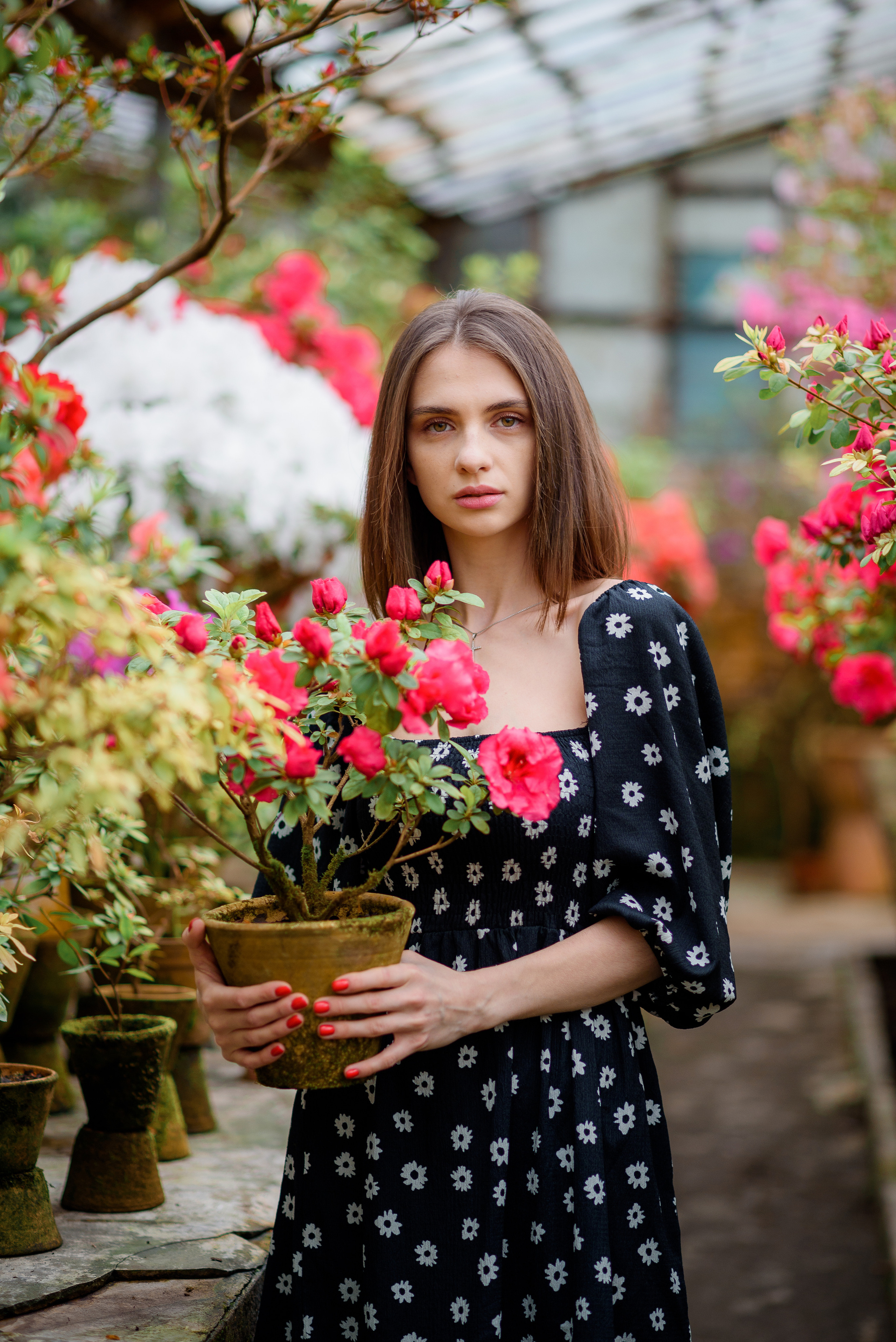 Богдана в азаліях. Сімейний та дитячий фотограф в Києві та Ірпені Тетяна Чайка