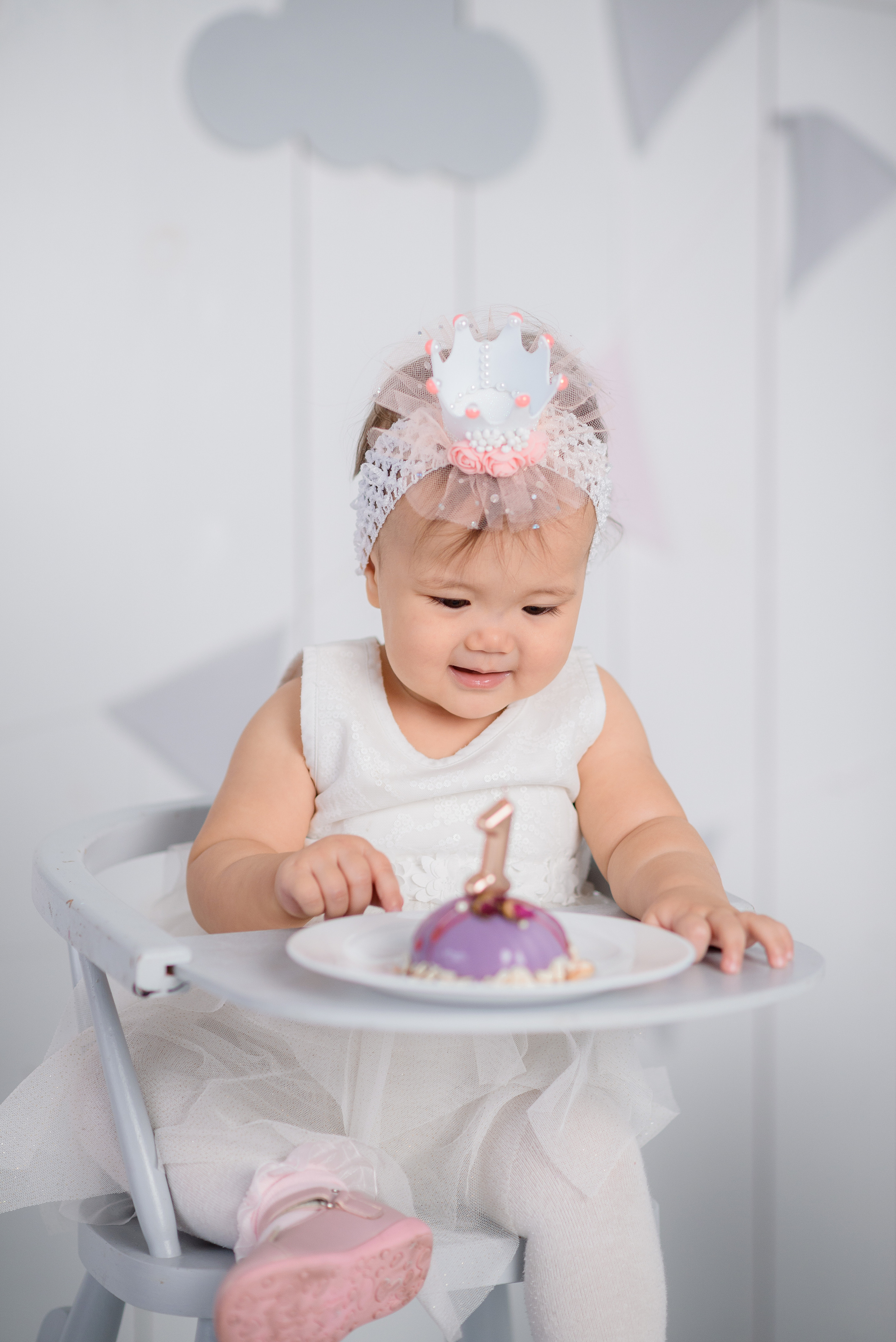 Перший тортик малюка CakeSmash. Сімейний та дитячий фотограф в Києві та Ірпені Тетяна Чайка