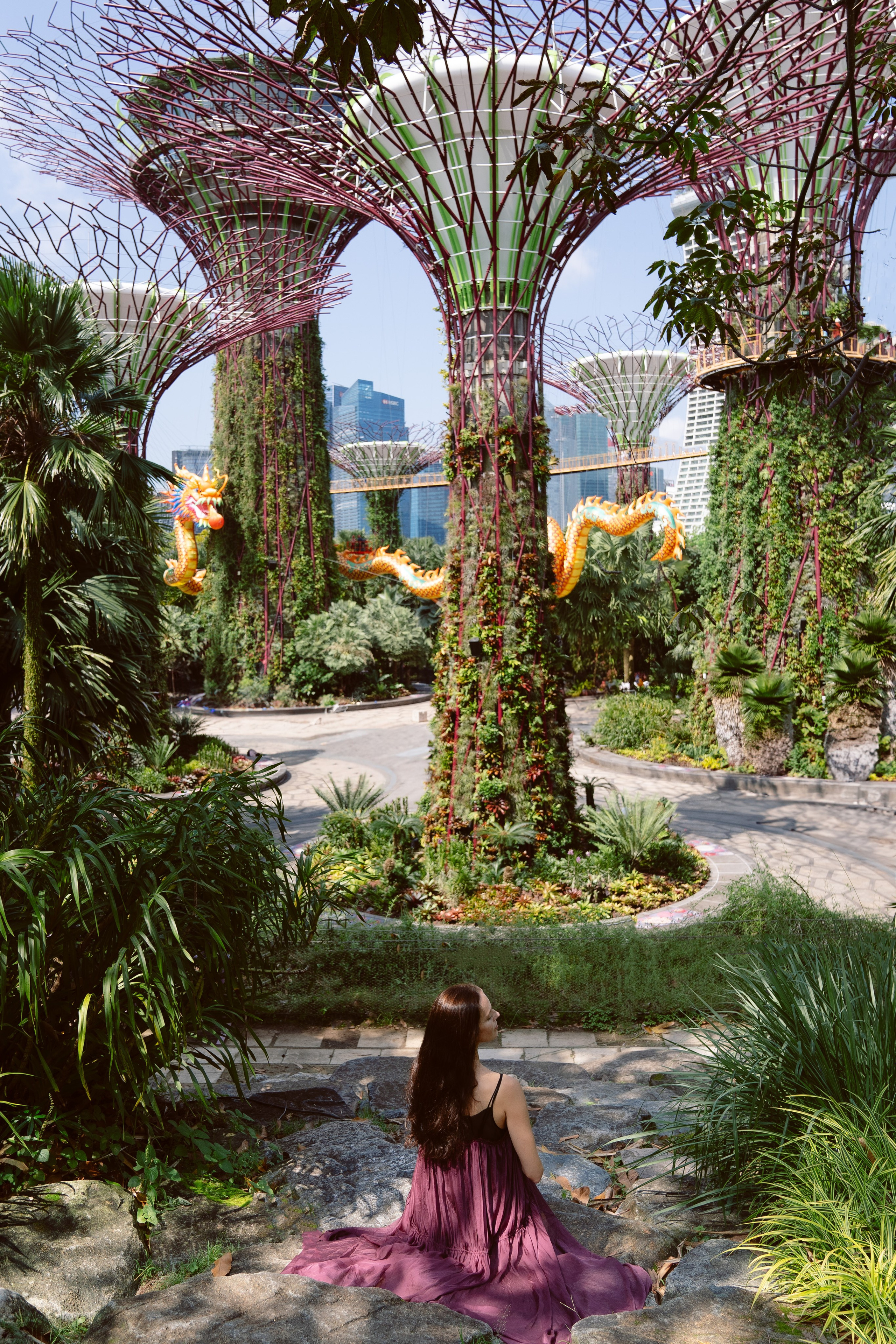 Gardens by the Bay. Dasha in Singapore
