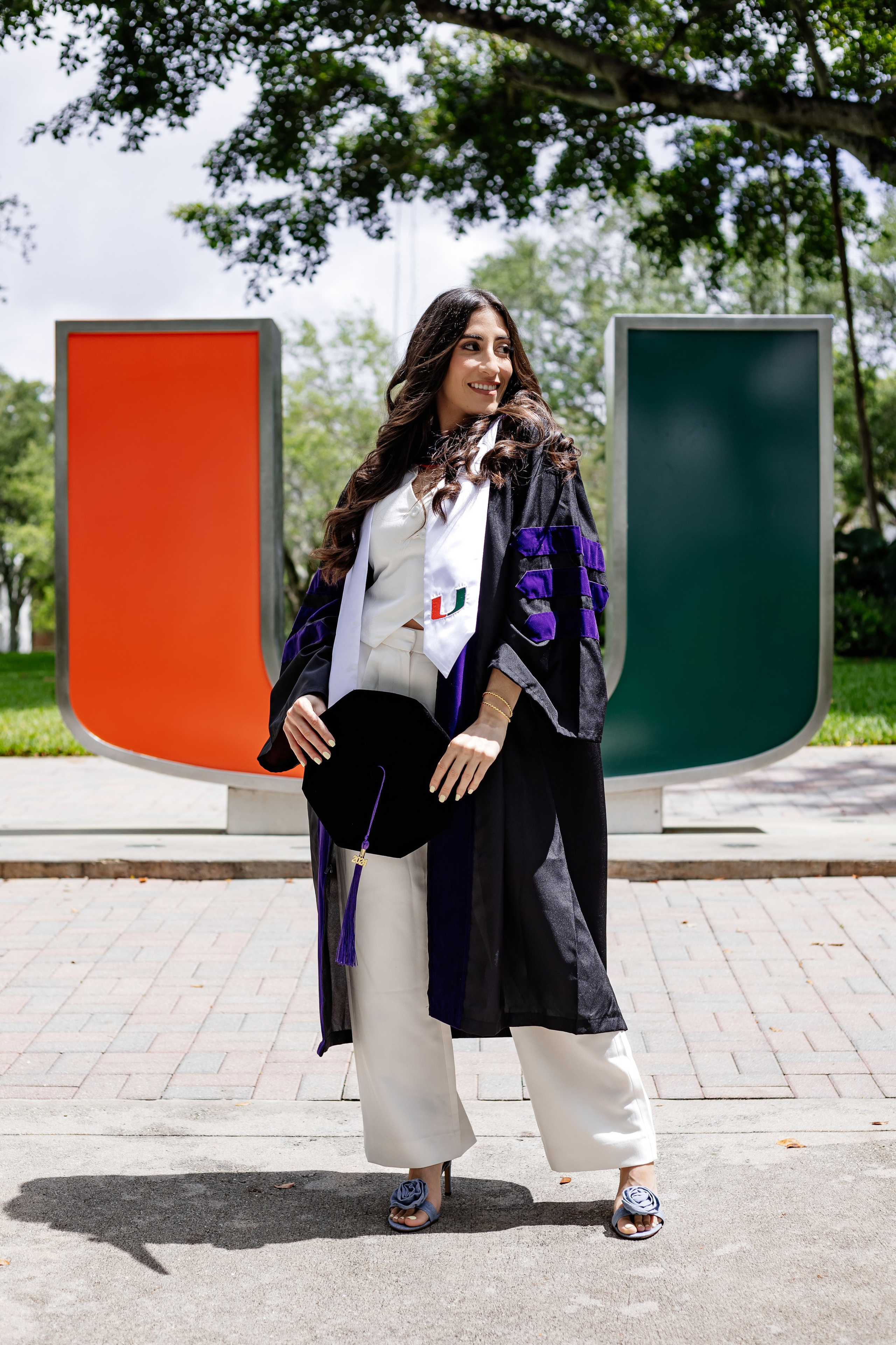 10 Spots For Graduation Photos At University of Miami. Portrait and graduation photographer Marina Simanava
