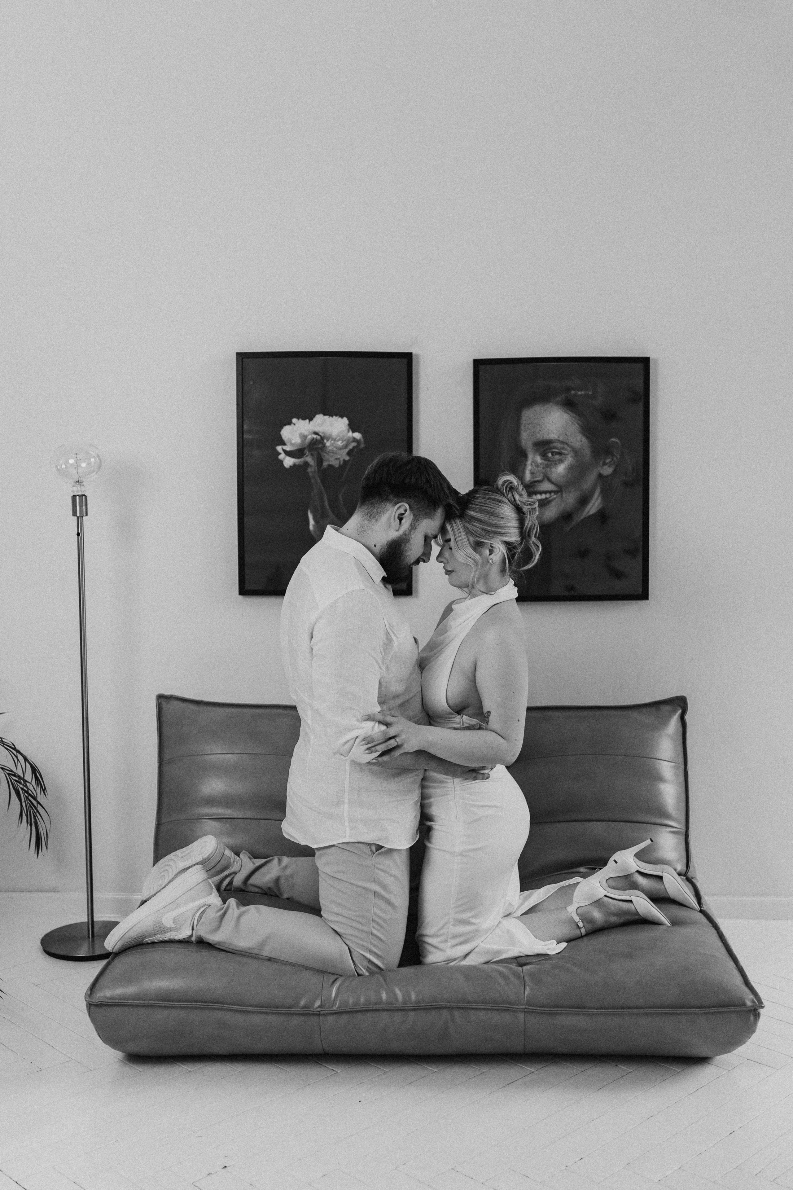 sesja narzeczeńska w studio