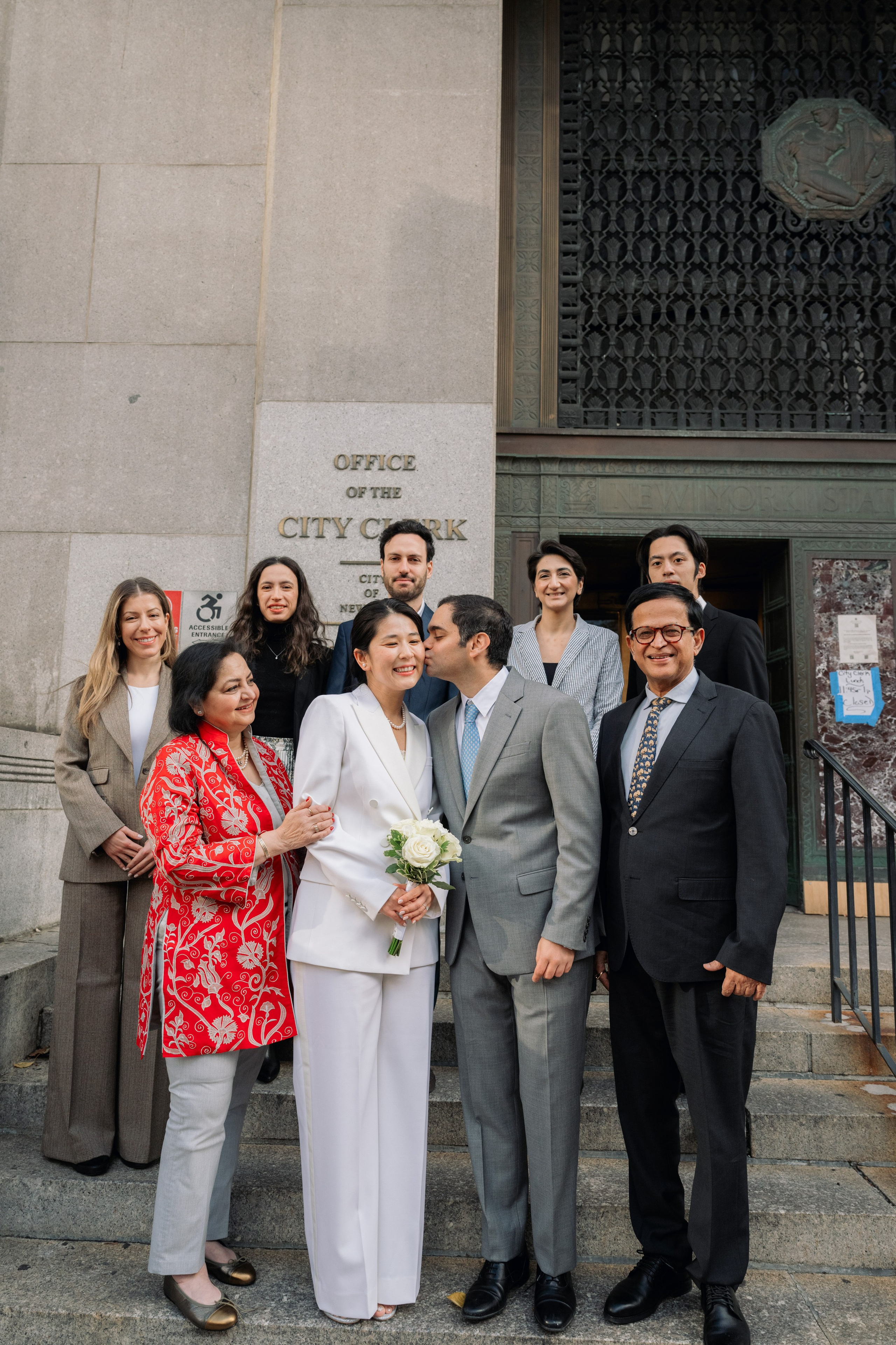 NYC City Hall Wedding | Intimate New York Elopement Before a Wedding in Japan