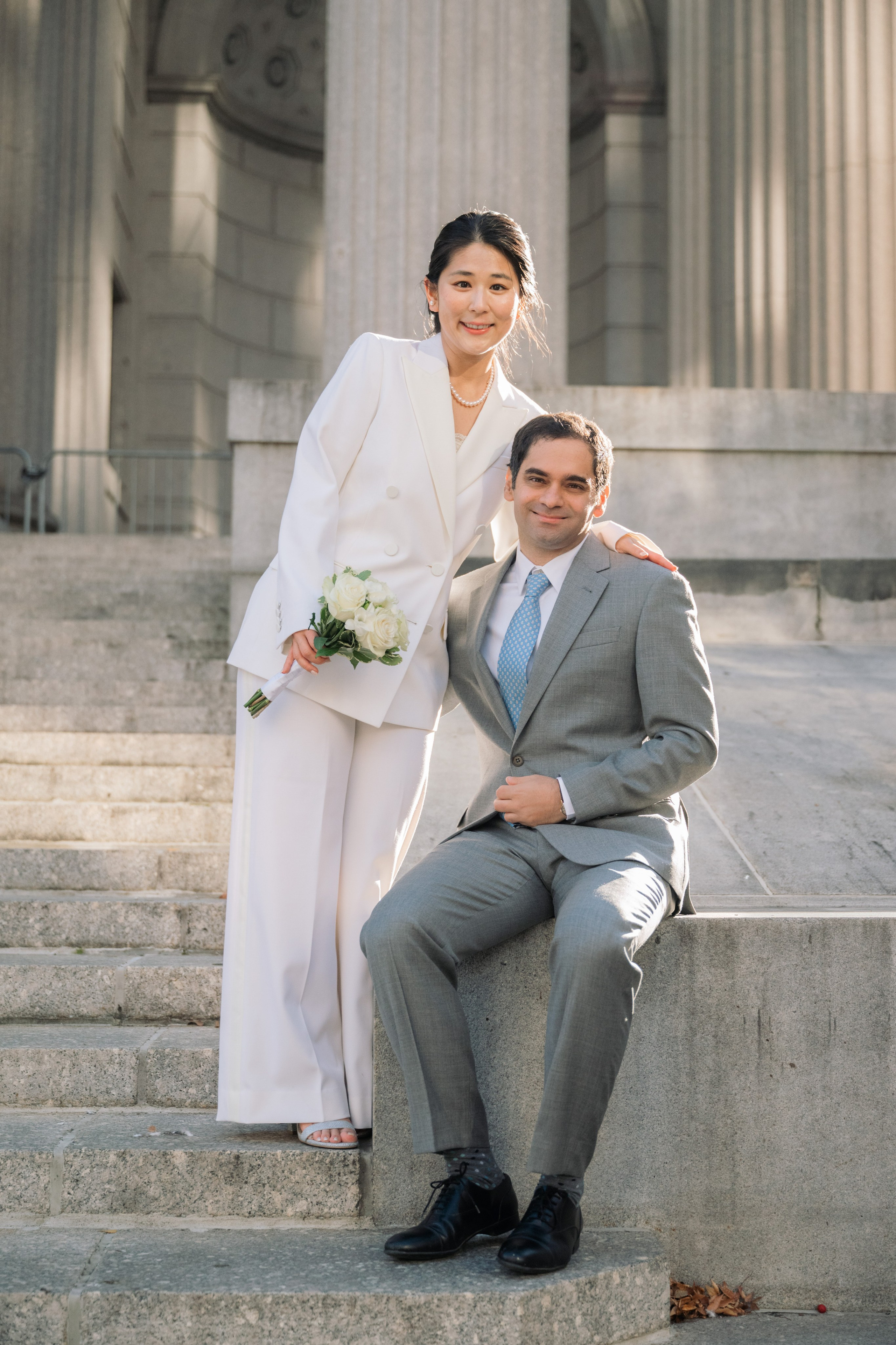 NYC City Hall Wedding | Intimate New York Elopement Before a Wedding in Japan