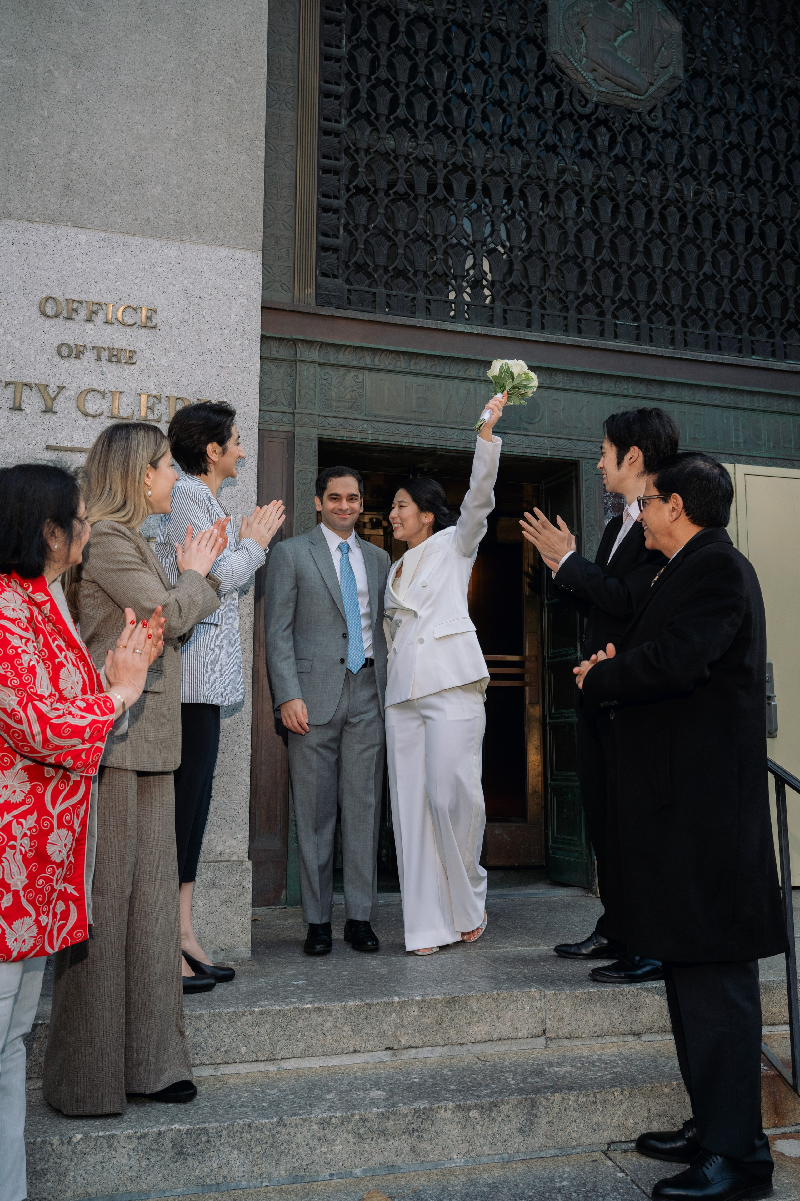 NYC City Hall Wedding | Intimate New York Elopement Before a Wedding in Japan