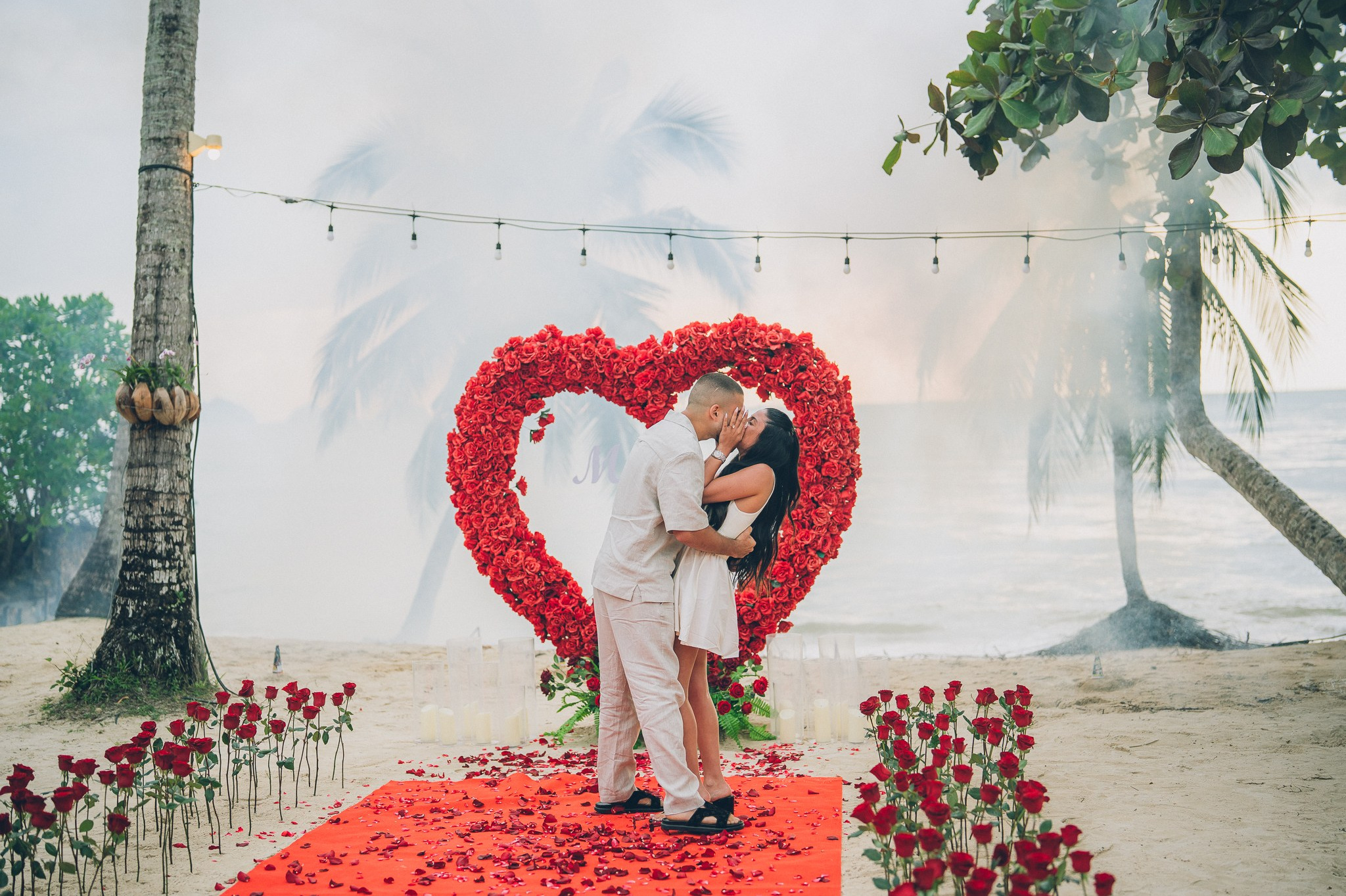 Gallery. Marriage Proposal & Romantic Beach Dinner in Pattaya