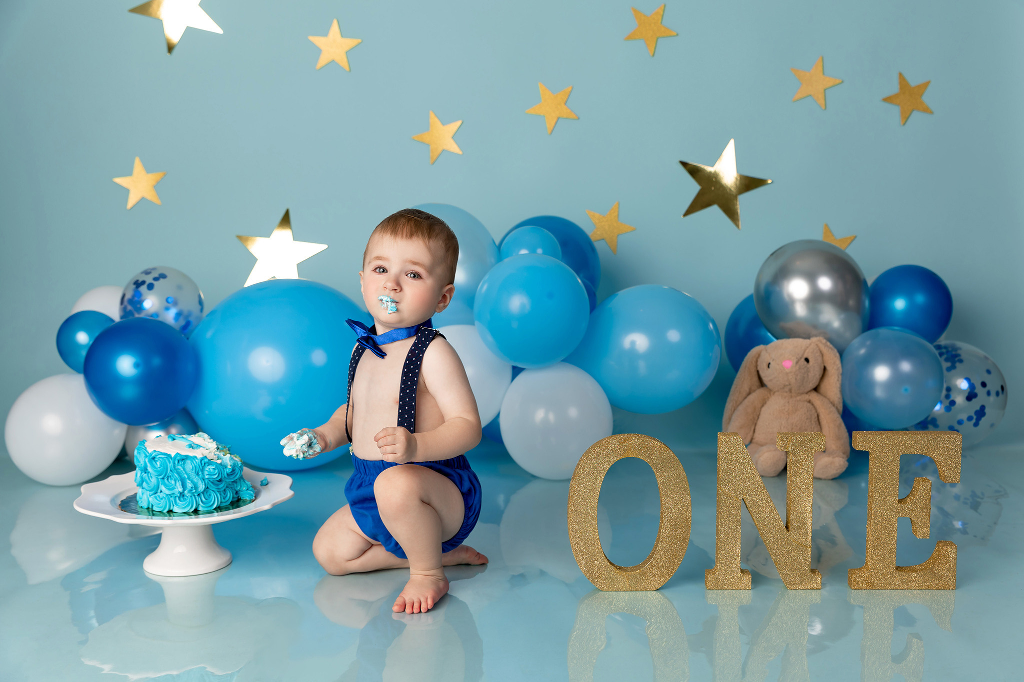 Adam’s Smash Cake. Miami Family and Event Photographer