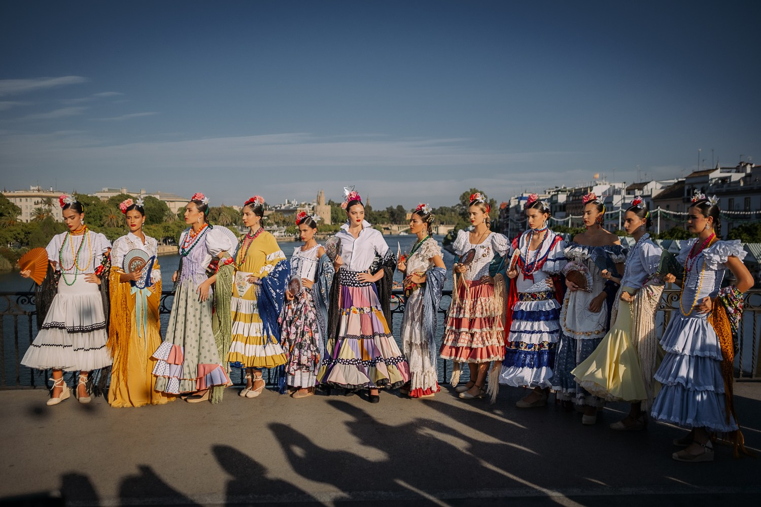 Flamencas al borde del Guadalquivir