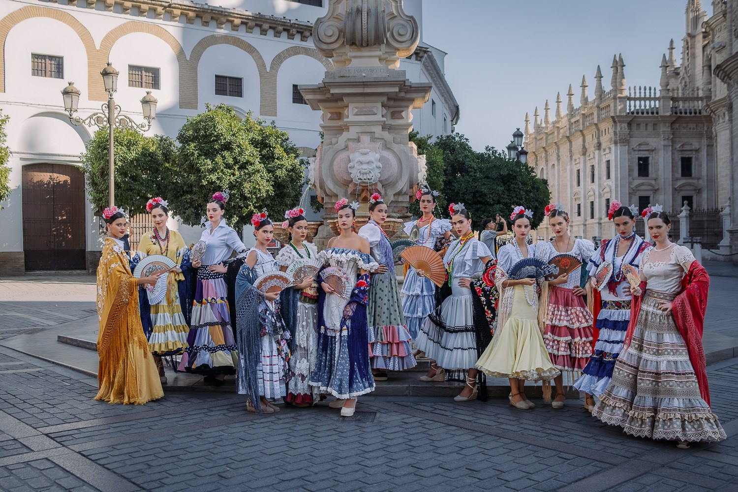 Flamencas al borde del Guadalquivir