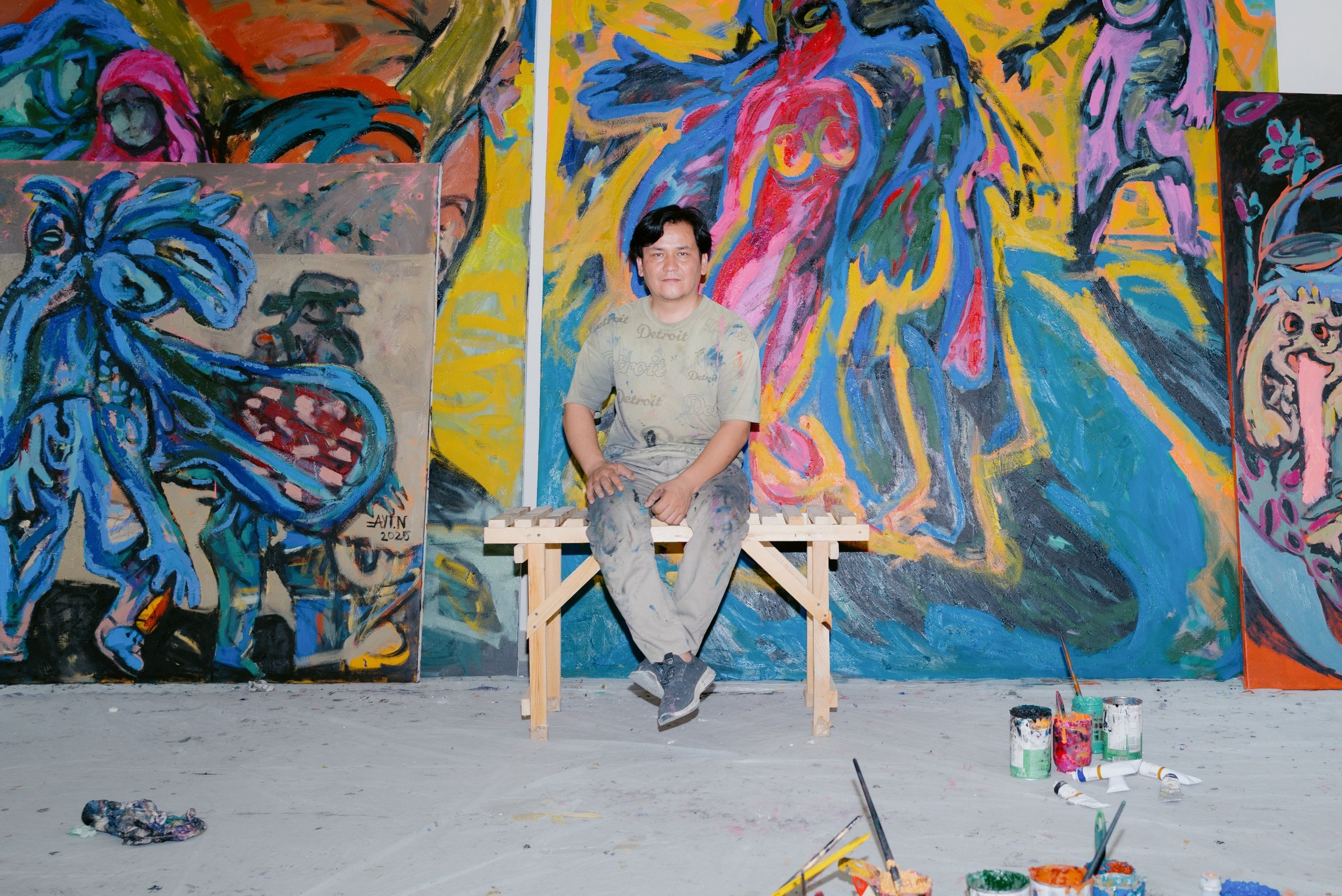 Наурыз Айтмуратов. Regeneration Art Gallery Tashkent