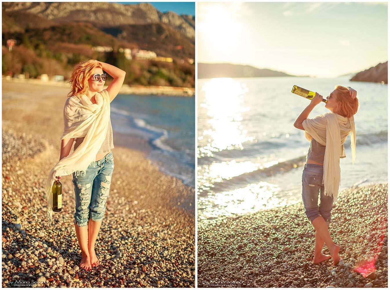 Photo session na plaži u Crnoj Gori