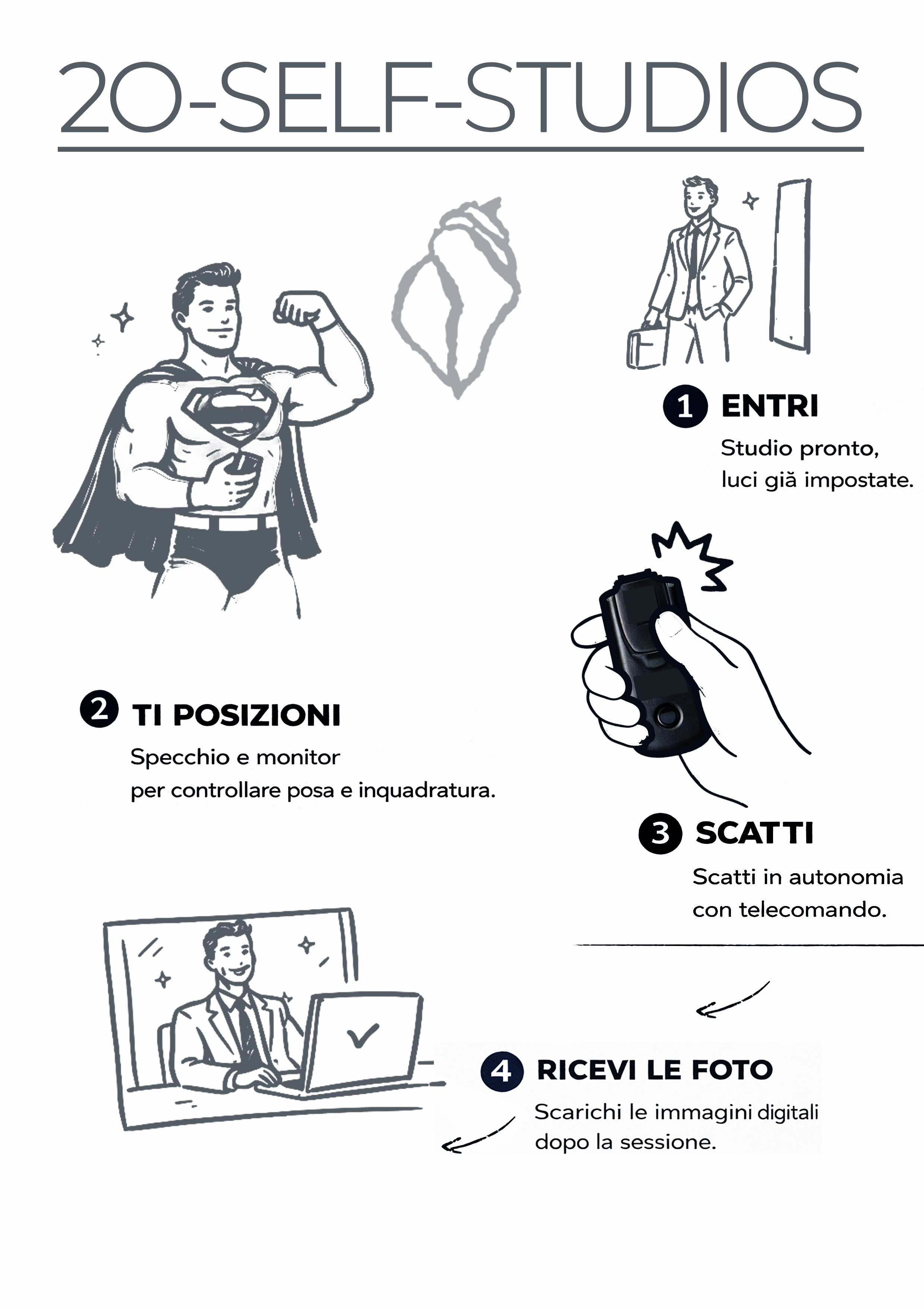 Self-portrait studio a Roma-branding-content. Studio fotografico a Roma — ritratti, self studio e servizi per eventi | 20 Studio Lab