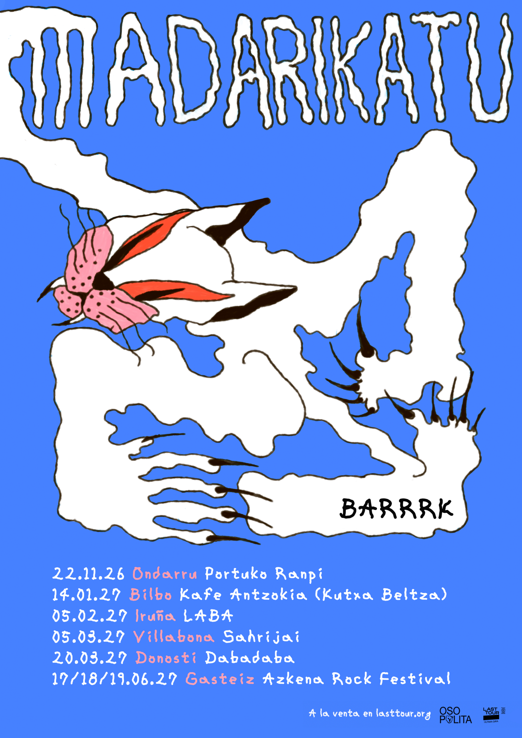 BARRRK anuncia una gira por Euskadi y Navarra con seis fechas entre 2026 y 2027 | FOTKAI