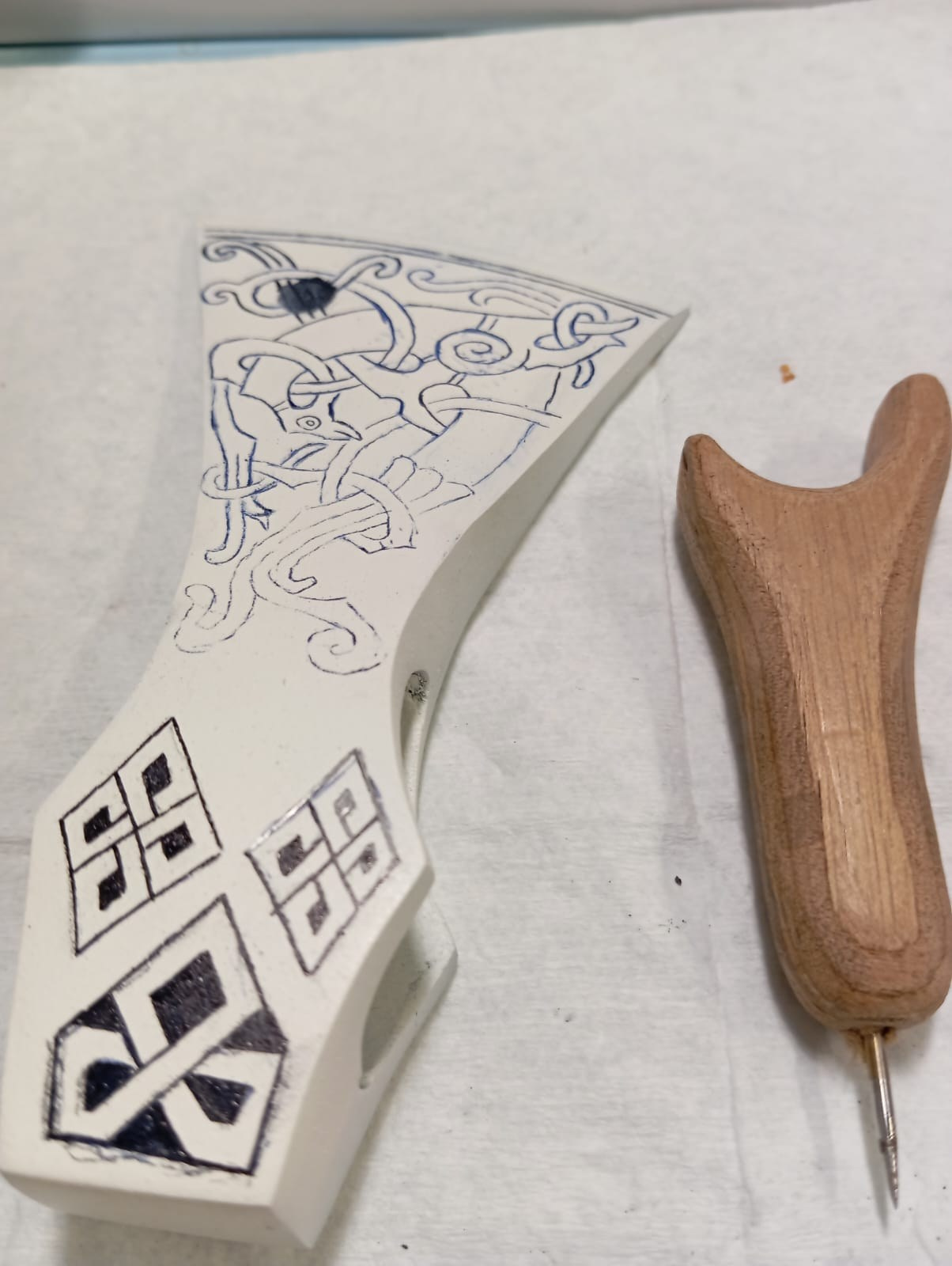 Etched Viking Axe — Norse Weaponry | Nortman Reenactment Club. “Nortman” Club of Historical Reenactment and Stylization