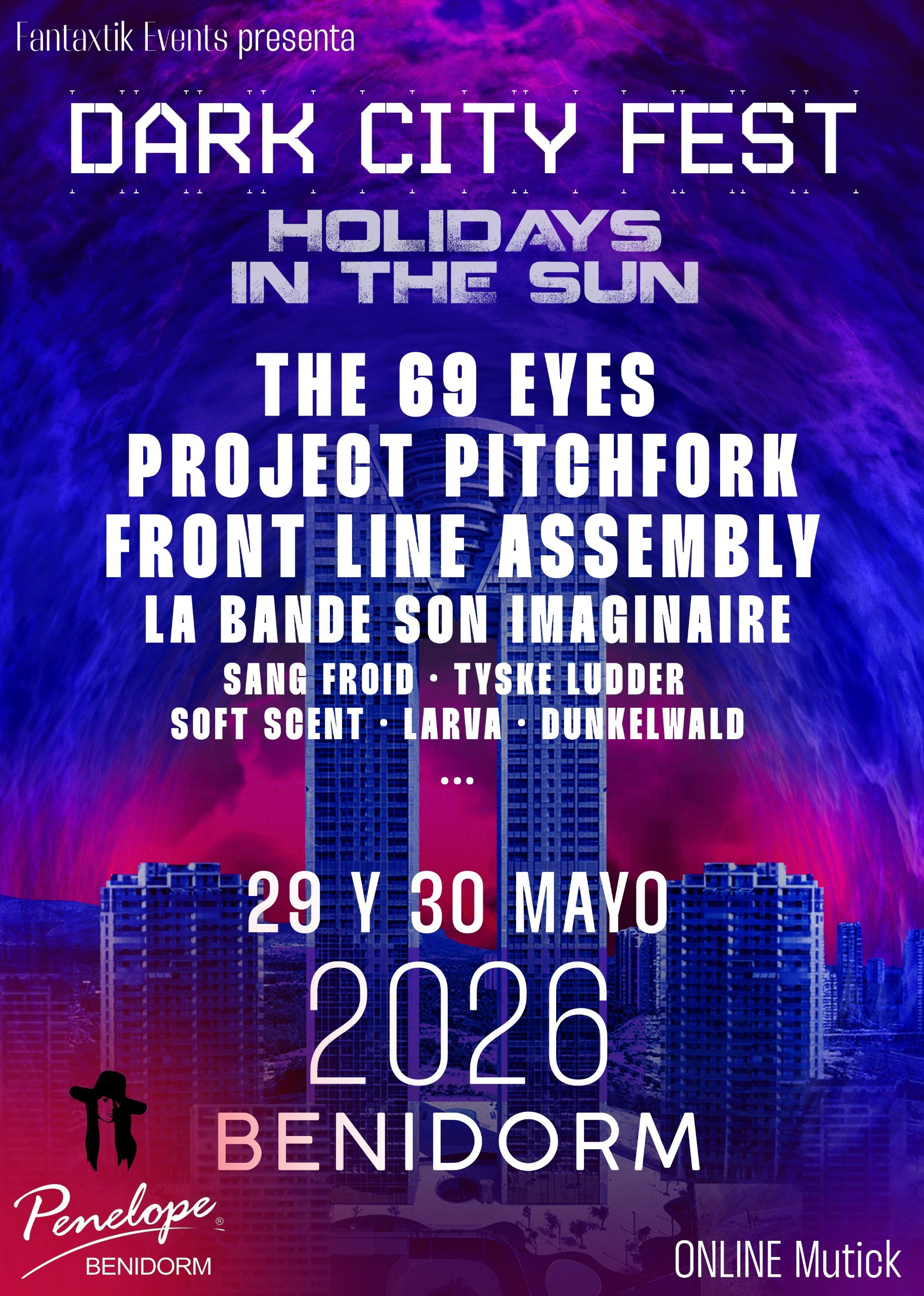 Dark City Fest 2026 в Бенидорме — мощь дарк-сцены и металл-энергия | FOTKAI