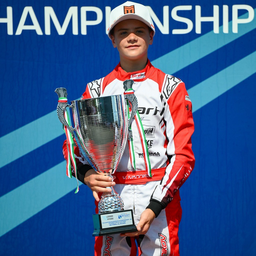 About Ivannikov  karting driver. Vladimir Ivannikov won the second place in FIA euro serie in Viterbo Itali rd.3. Best driver from Russia