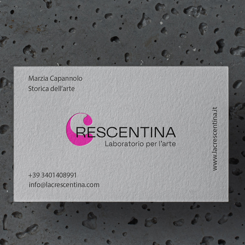 La Crescentina — visual identity. Aura Studio / co-design space