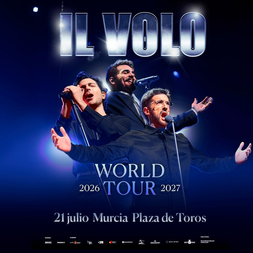 Il Volo — concierto en Murcia en julio de 2026: el trío italiano en la Plaza de Toros | FOTKAI
