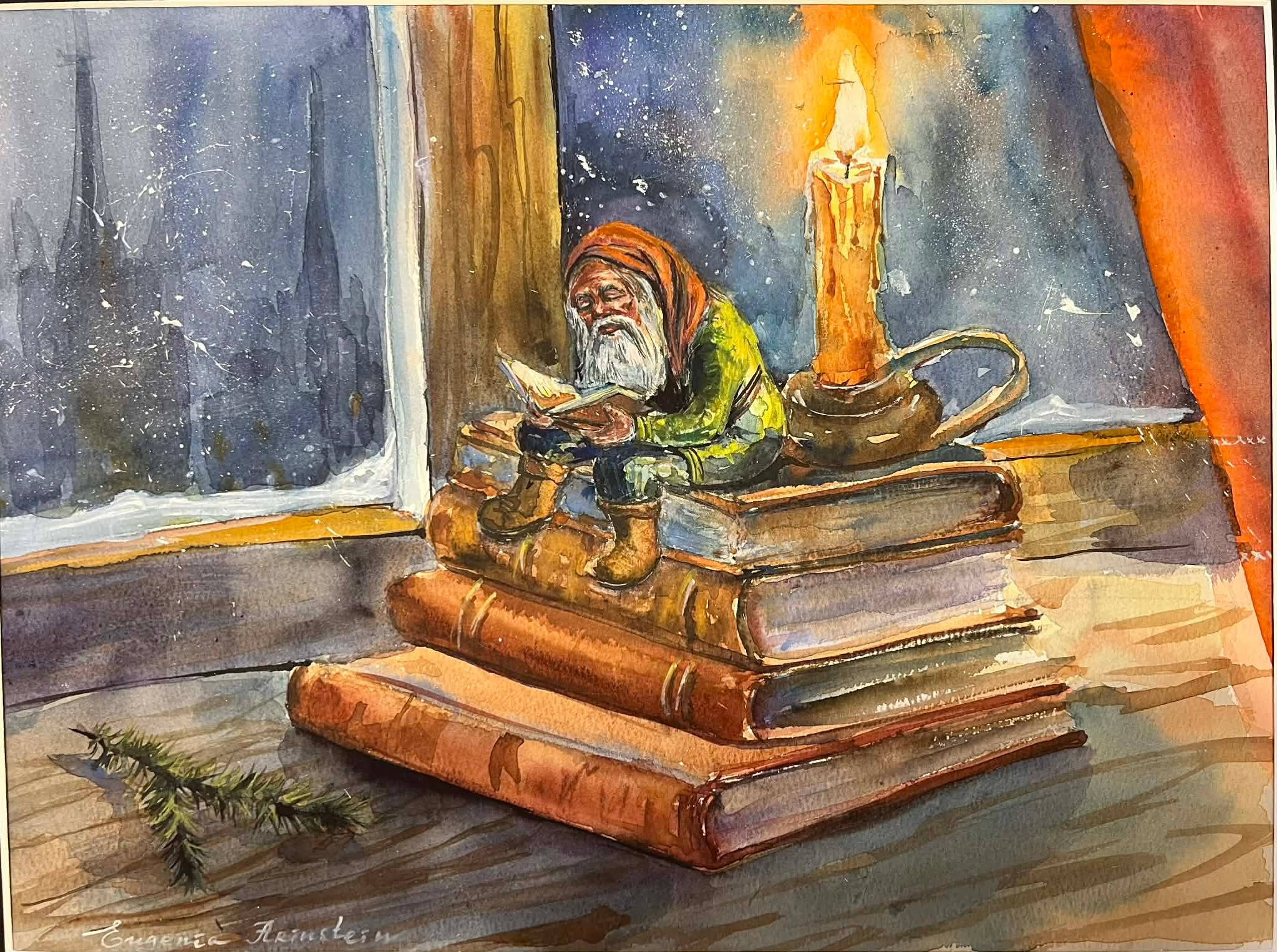 Jul. Eugenia Arinstein — konstnär som skapar handgjord måleri och illustration med känsla, färg och närvaro. Verksam i Nynäshamn
