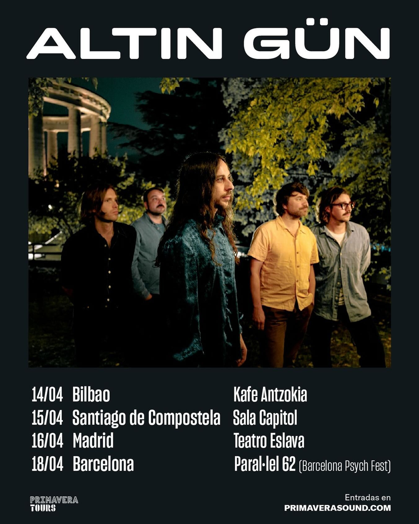 Altın Gün — Psychedelic Anatolian Rock in Spain: Bilbao, Santiago, Madrid, Barcelona | FOTKAI