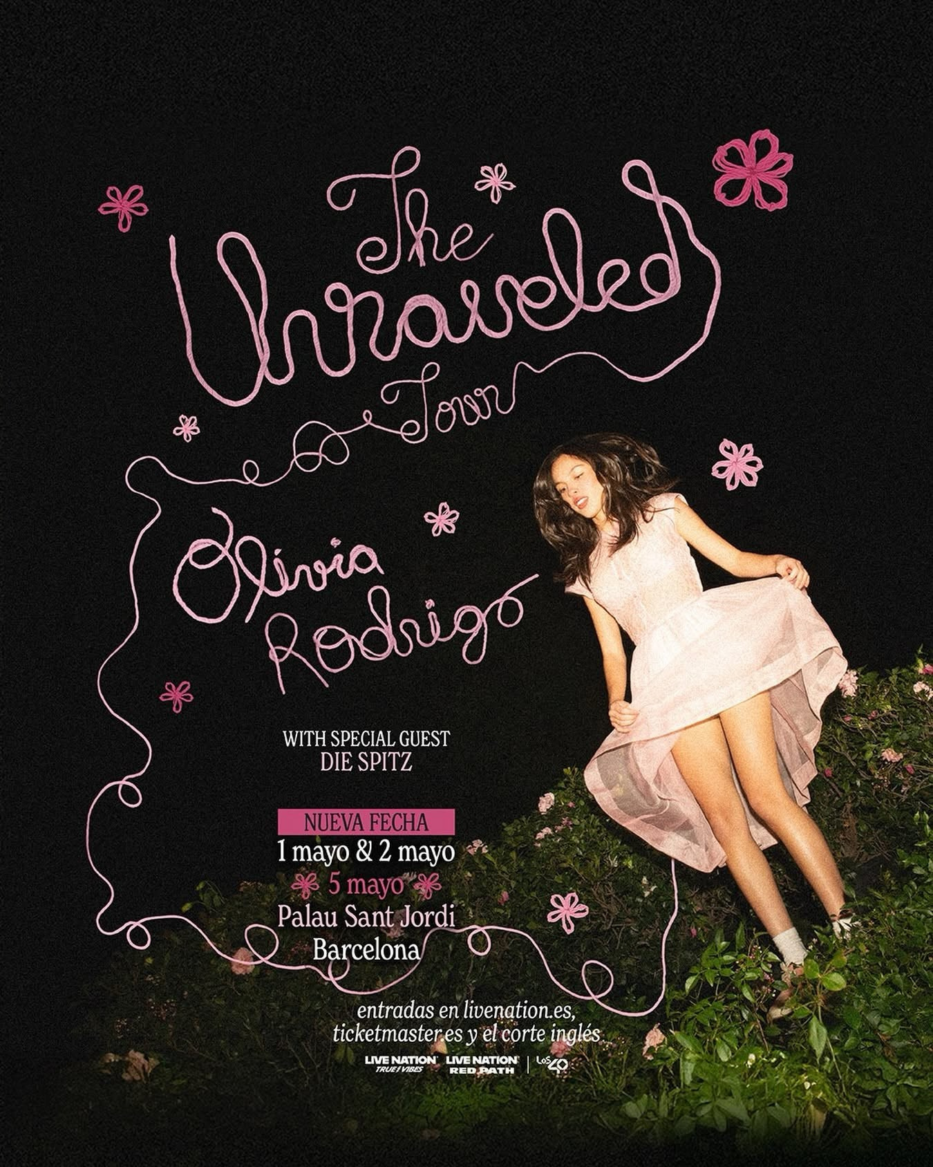 Olivia Rodrigo en Barcelona 2027: cuatro noches de The Unraveled Tour | FOTKAI