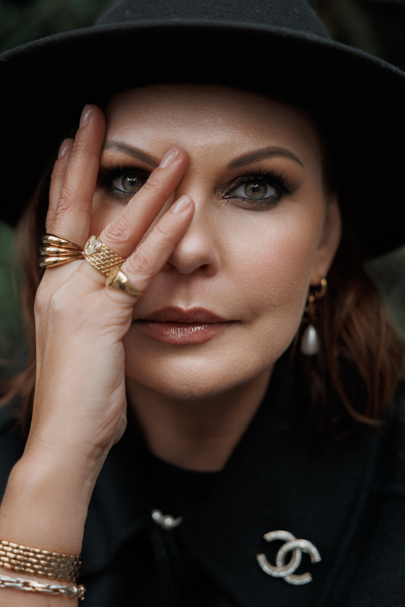 Creative editorial portrait of a woman in Montreal