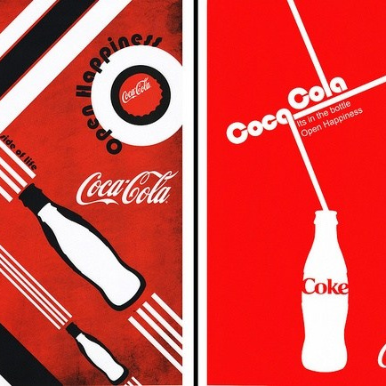 Coca-Cola Bauhaus-inspired-Natham Denny Design.