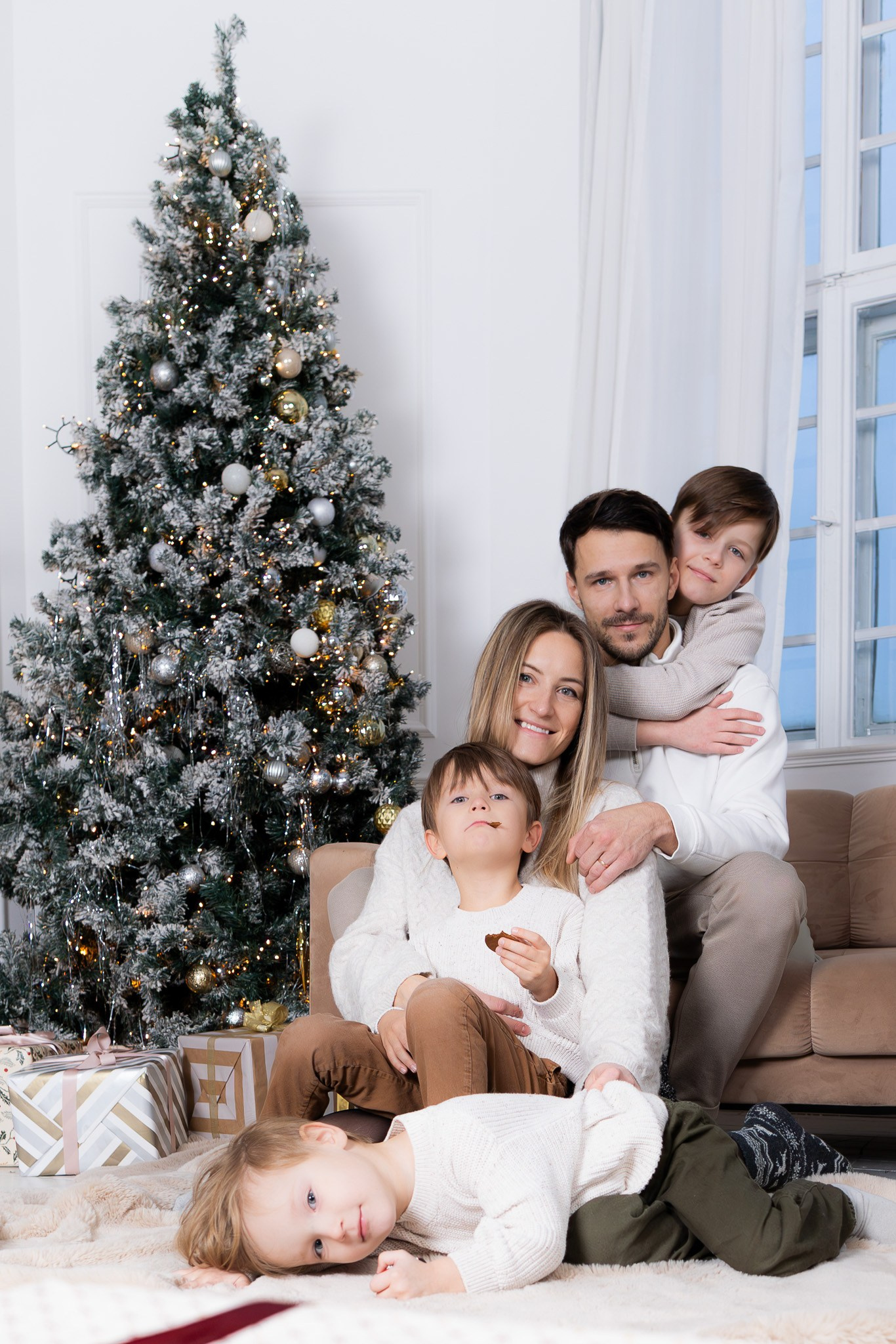 Ziemassvētku fotosesija