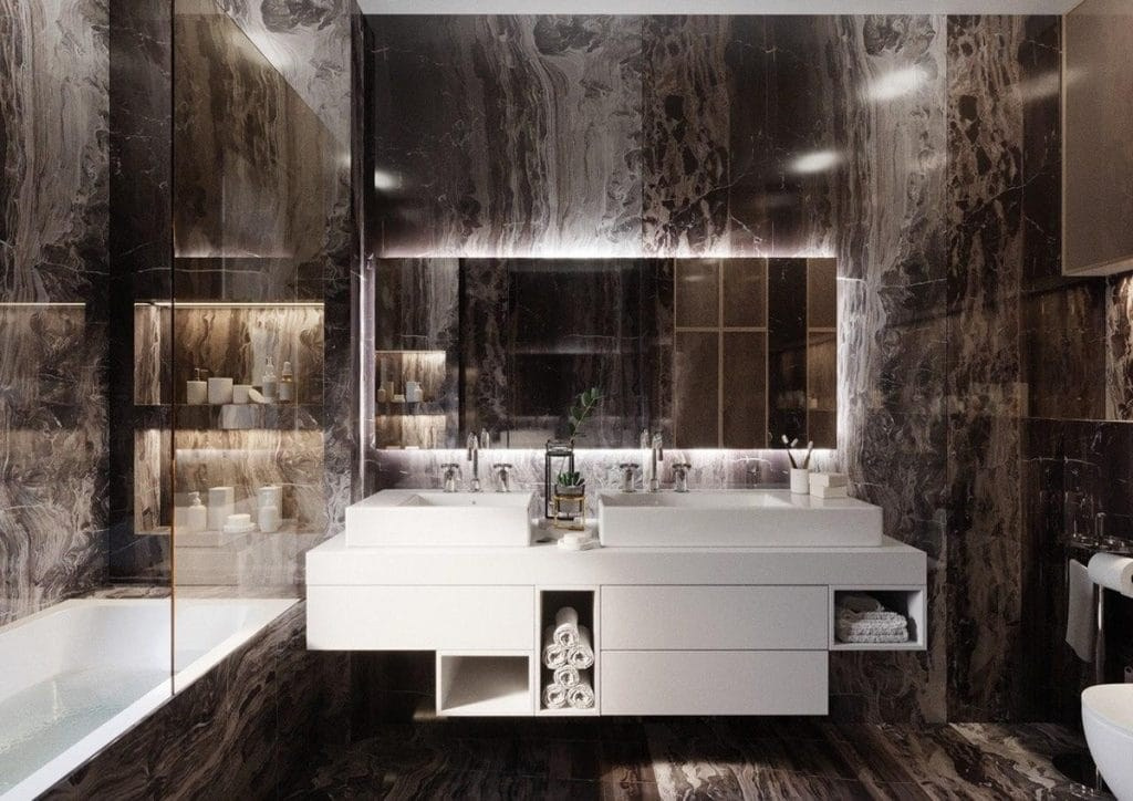 STONE APARTMENT. Interior Design & 3D Rendering | Alena Bulataya Design Buro