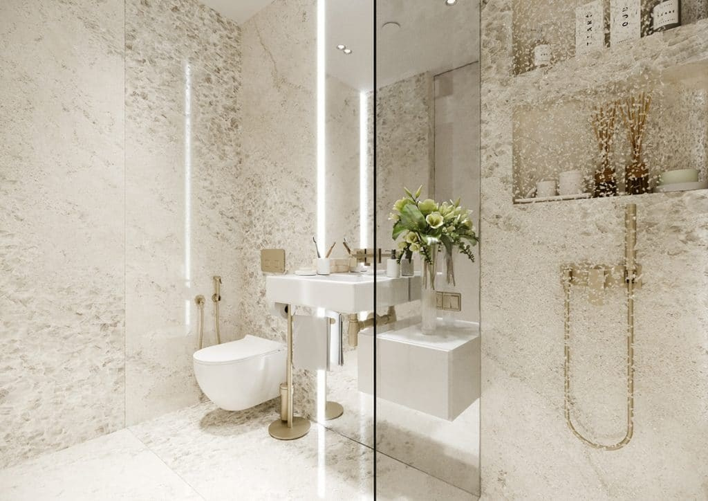 STONE APARTMENT. Interior Design & 3D Rendering | Alena Bulataya Design Buro