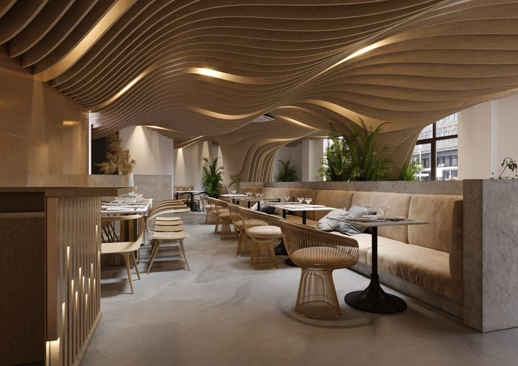 TERRA PIZZERIA. Interior Design & 3D Rendering | Alena Bulataya Design Buro