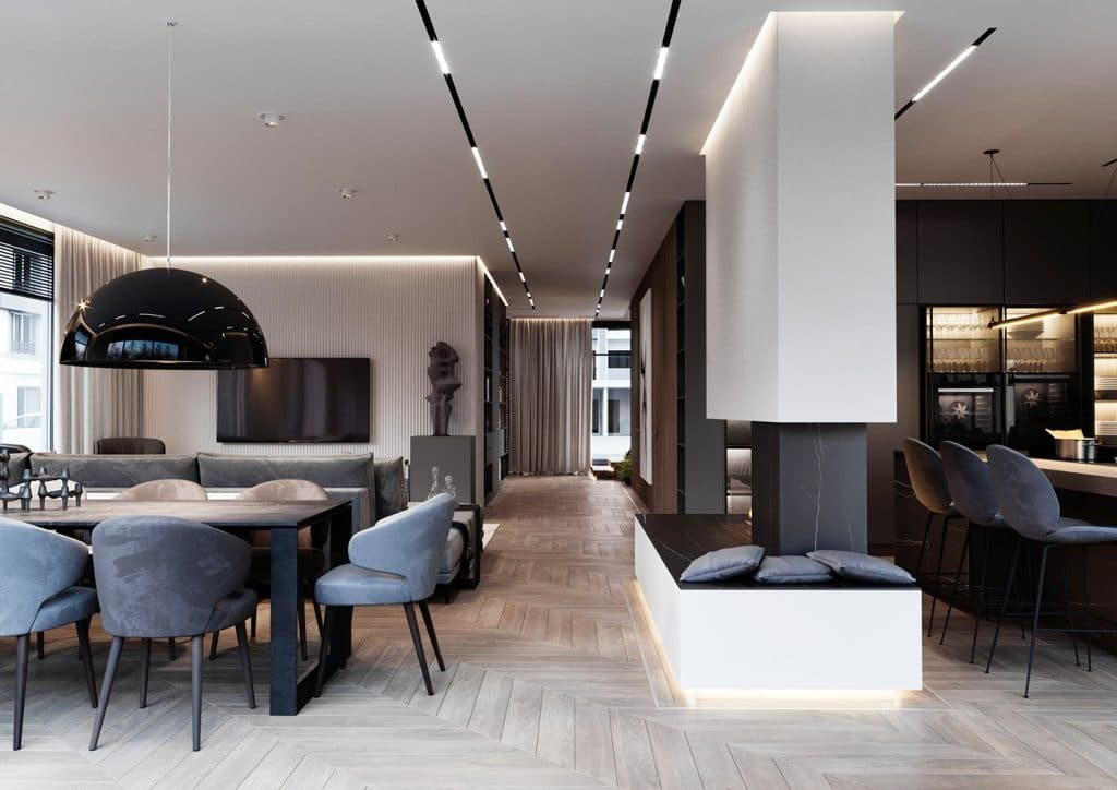 COUNTRY HOUSE. Interior Design & 3D Rendering | Alena Bulataya Design Buro