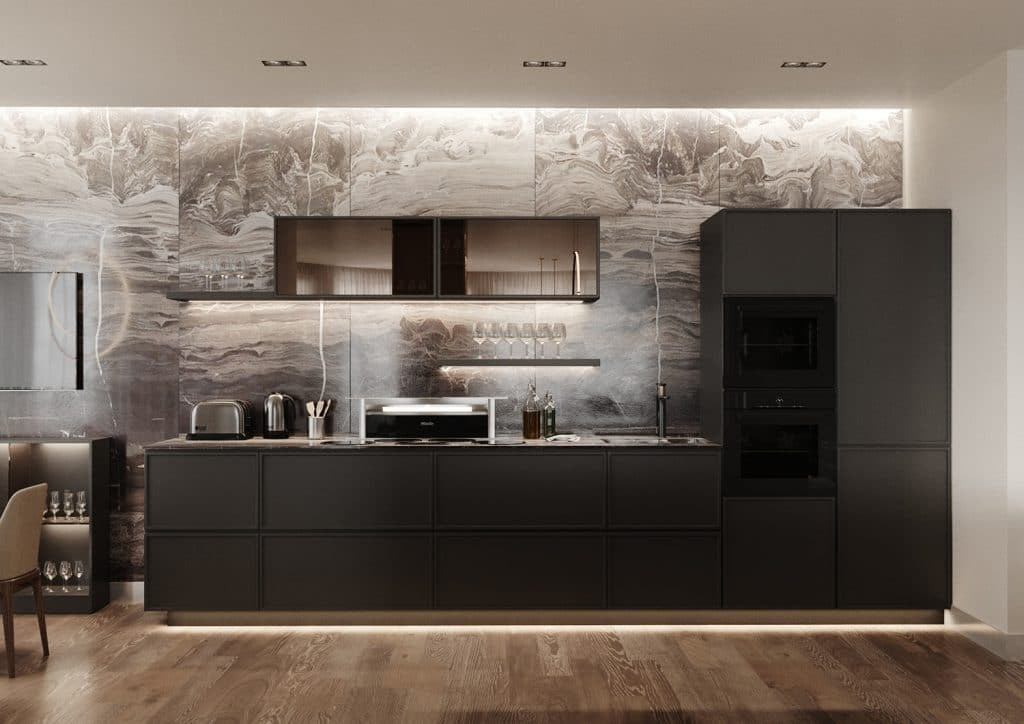 STONE APARTMENT. Interior Design & 3D Rendering | Alena Bulataya Design Buro